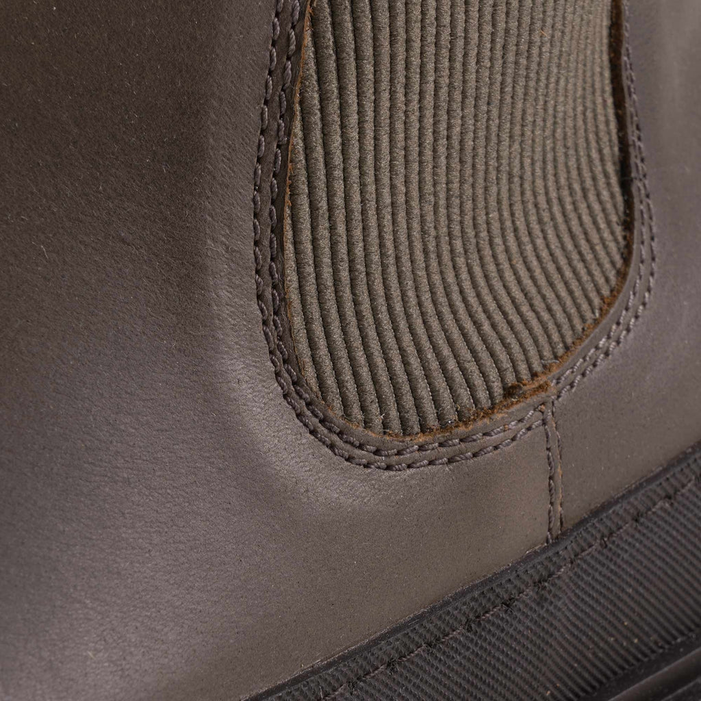 Birkenstock Womens Prescott Slip On Oiled Leather - Concrete Grey