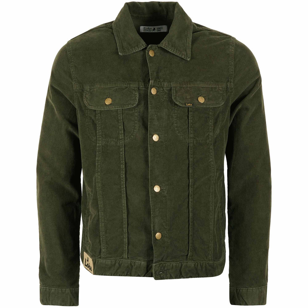 Lois Jeans Tejana Thin Cord Jacket - Green Olive