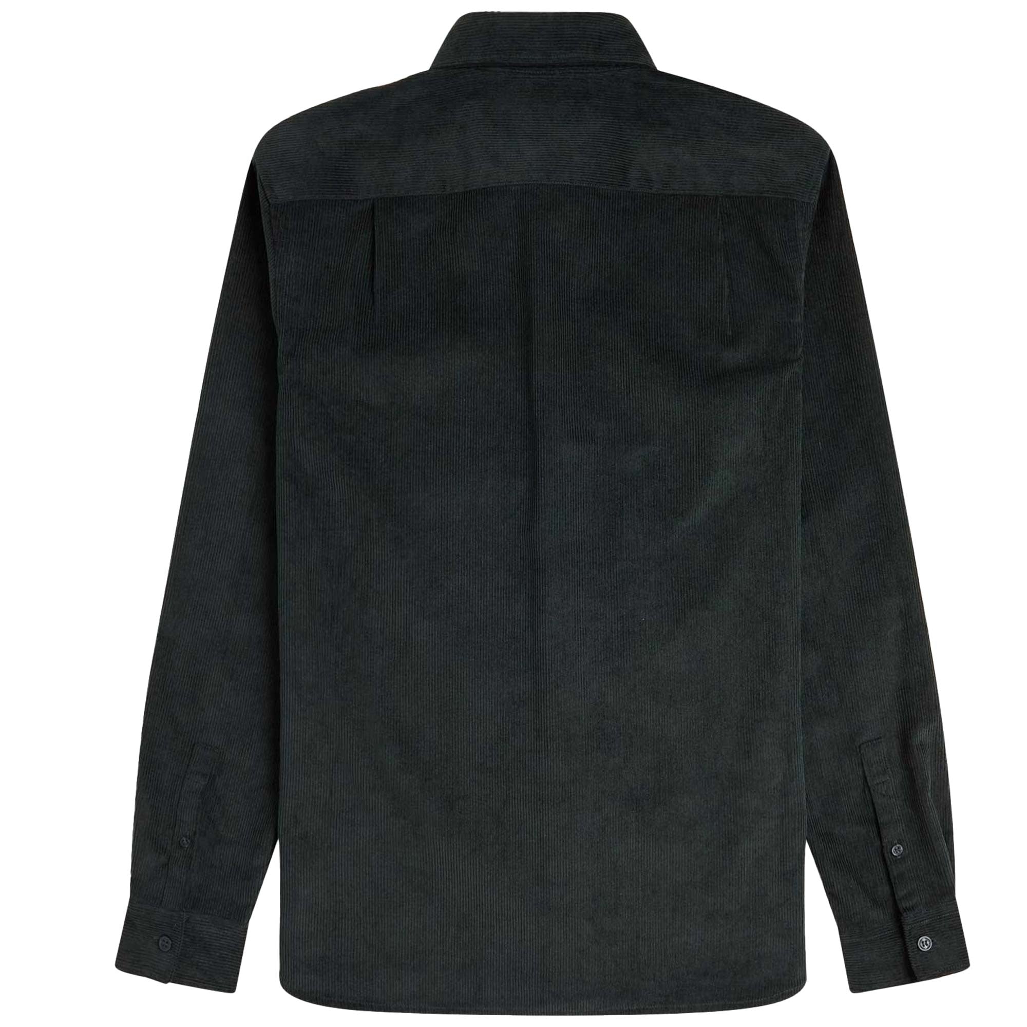 Fred Perry Corduroy Button Down Shirt - Night Green