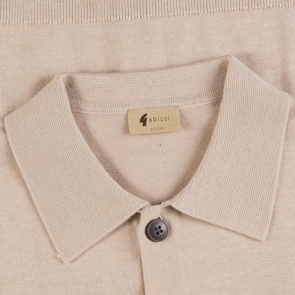 Gabicci Vintage Azima Polo Cardigan - Granola