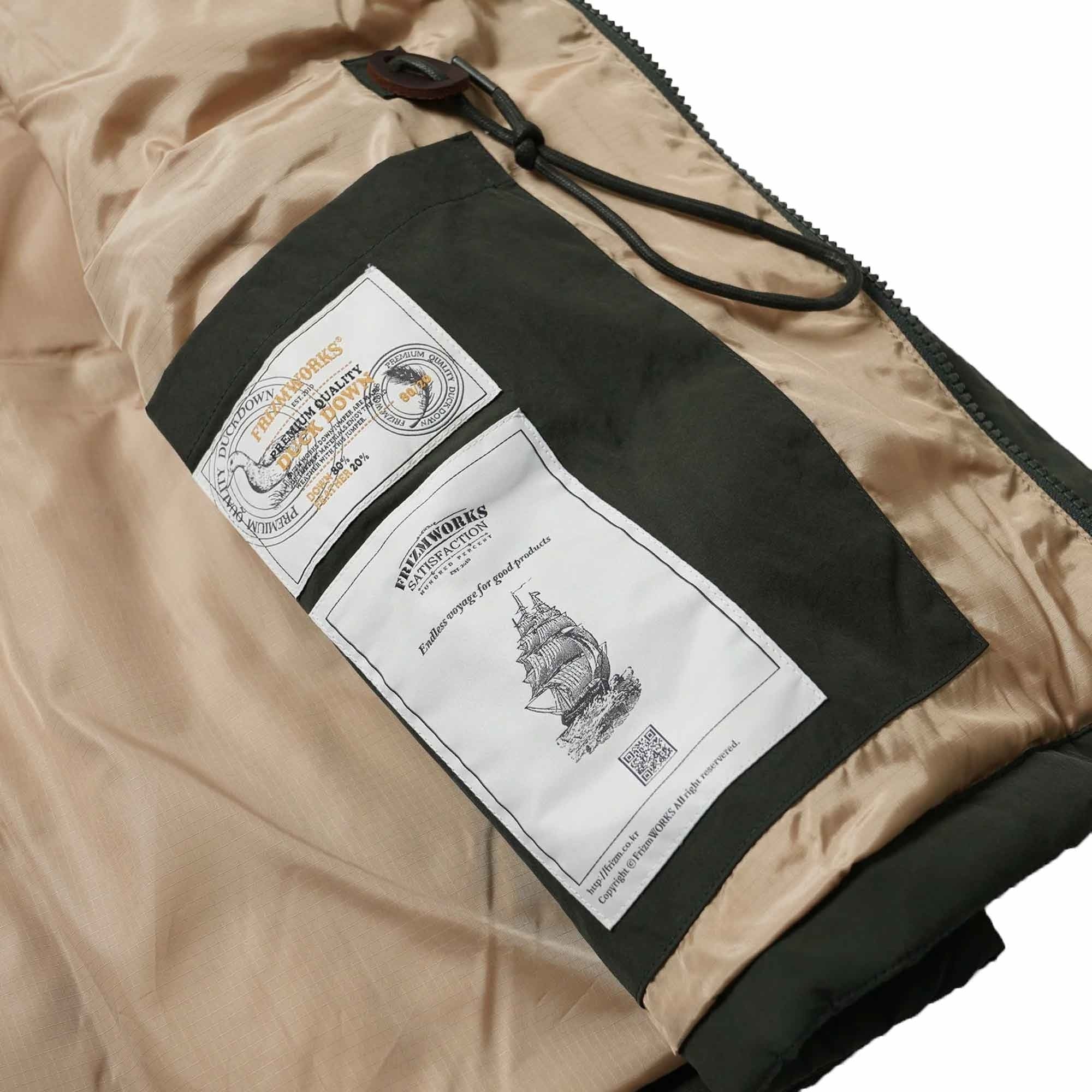 FrizmWORKS Karakoram Down Vest - Dark Green