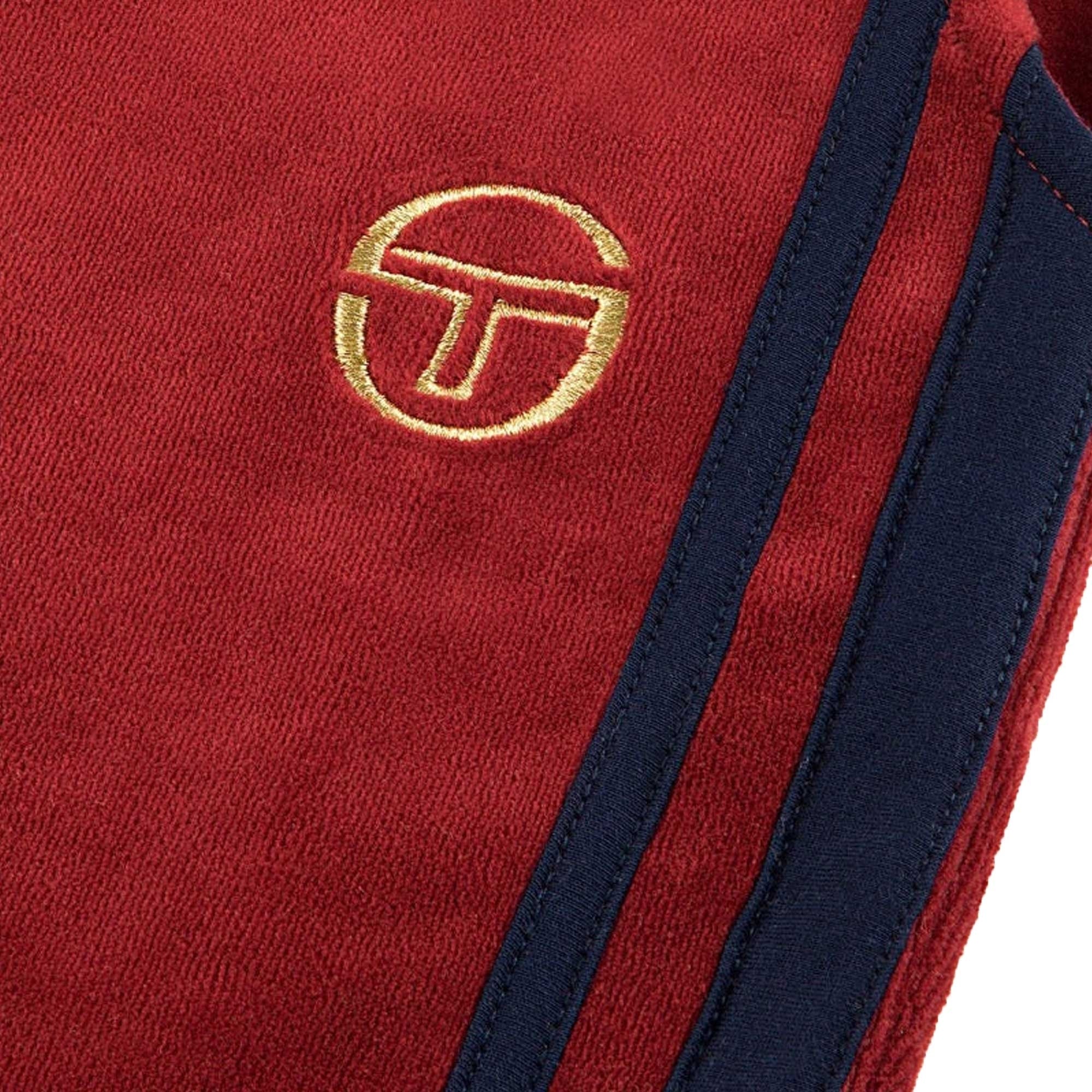 Sergio Tacchini Damarindo Velour Track Pants - Merlot
