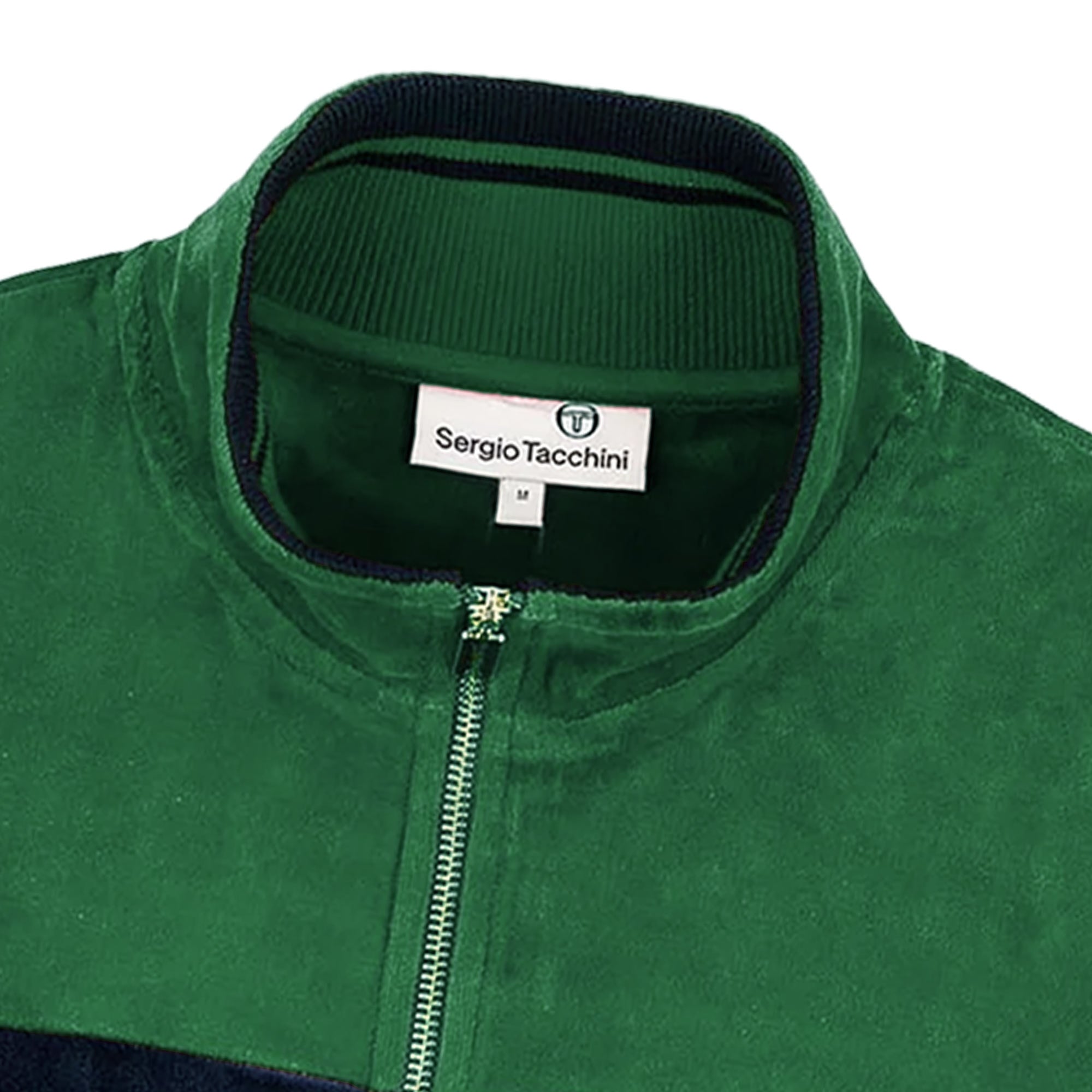 Sergio Tacchini Damarindo Velour Track Top - Rainforest