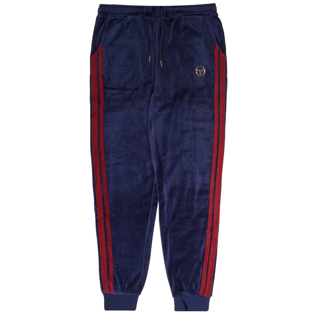 Sergio Tacchini Damarindo Velour Track Pants - Maritime