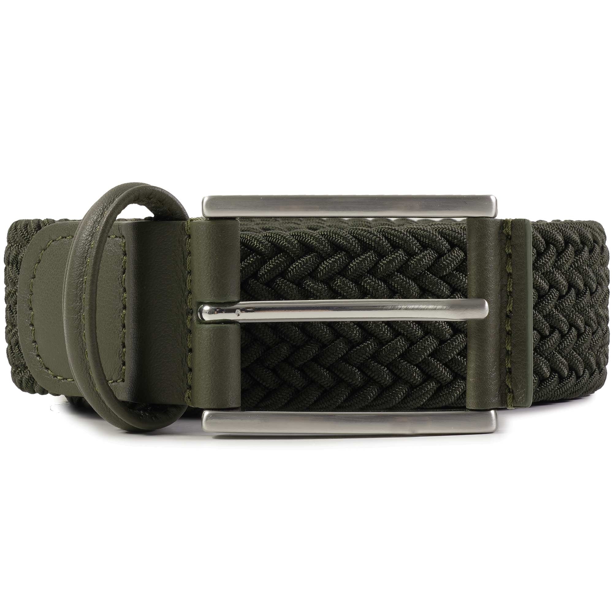 Woven Elastic Belt - Khaki