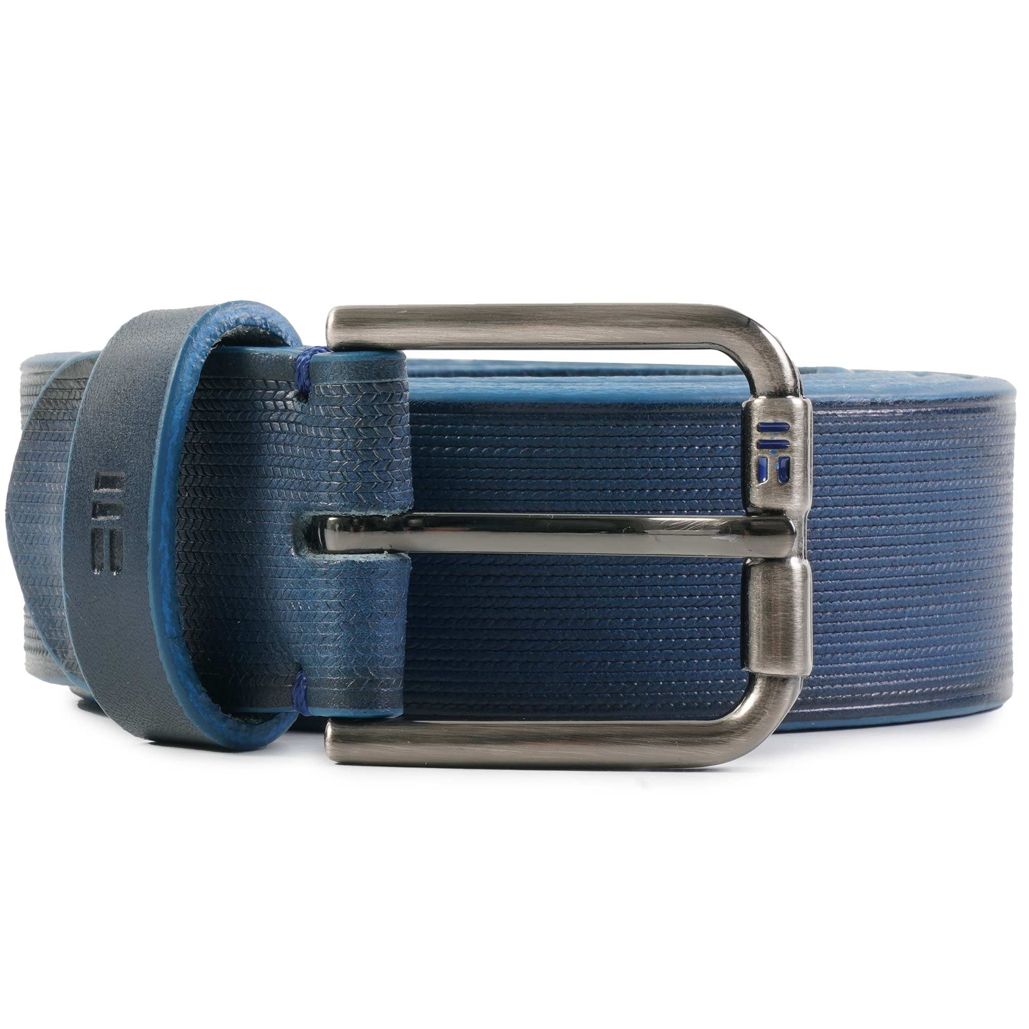 Miguel Bellido Belts Leather Belt - Blue