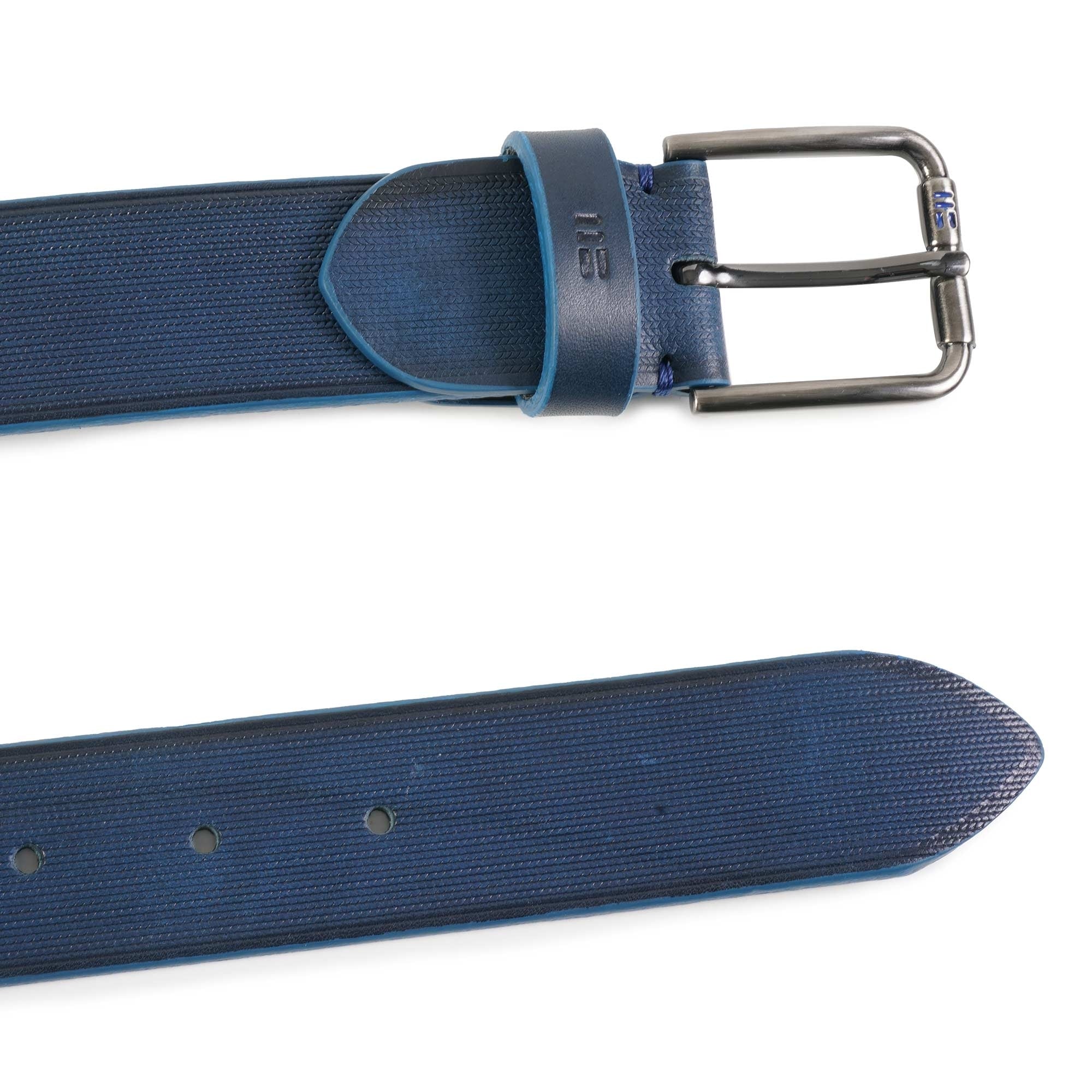 Leather Belt - Blue