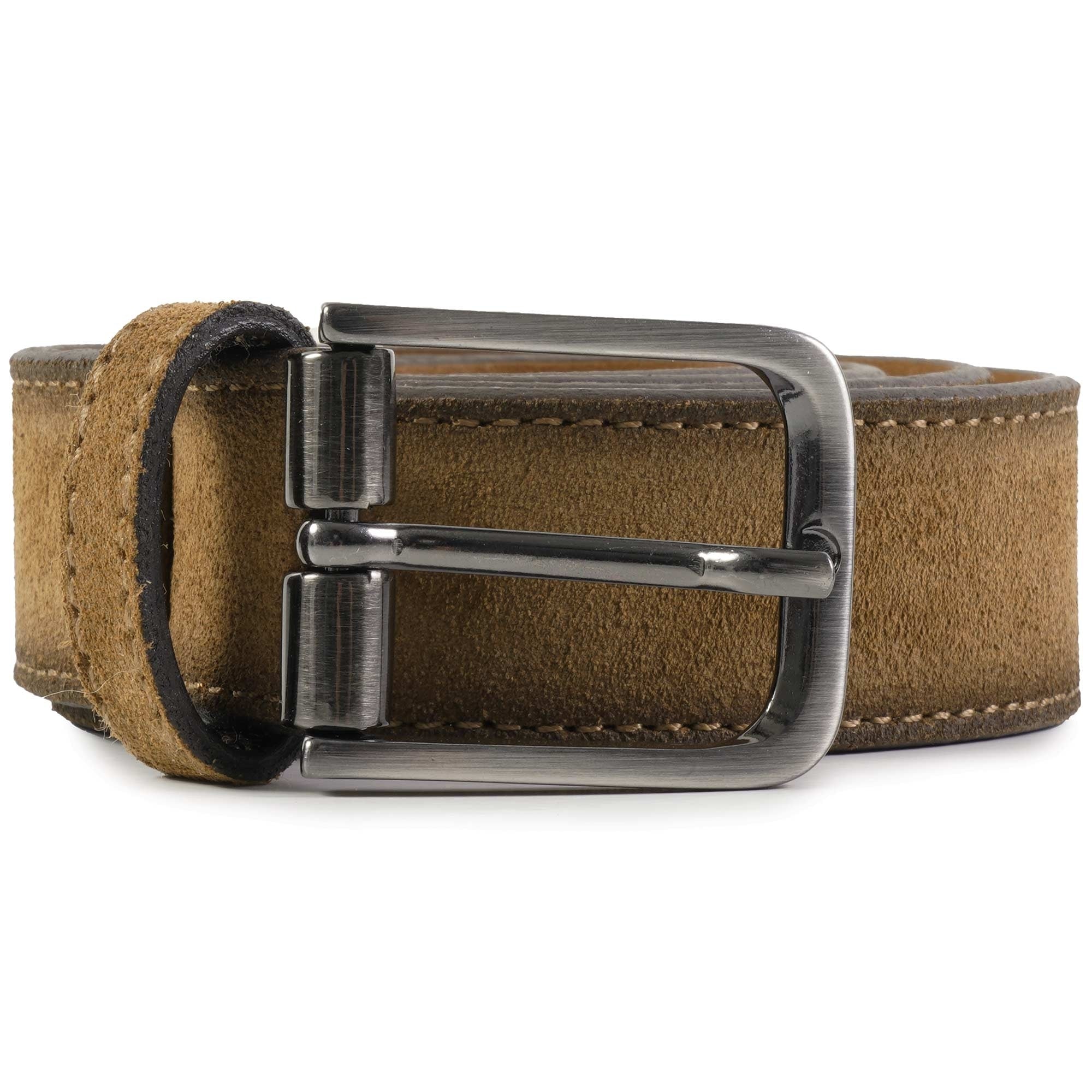 Suede Belt - Tan Brown