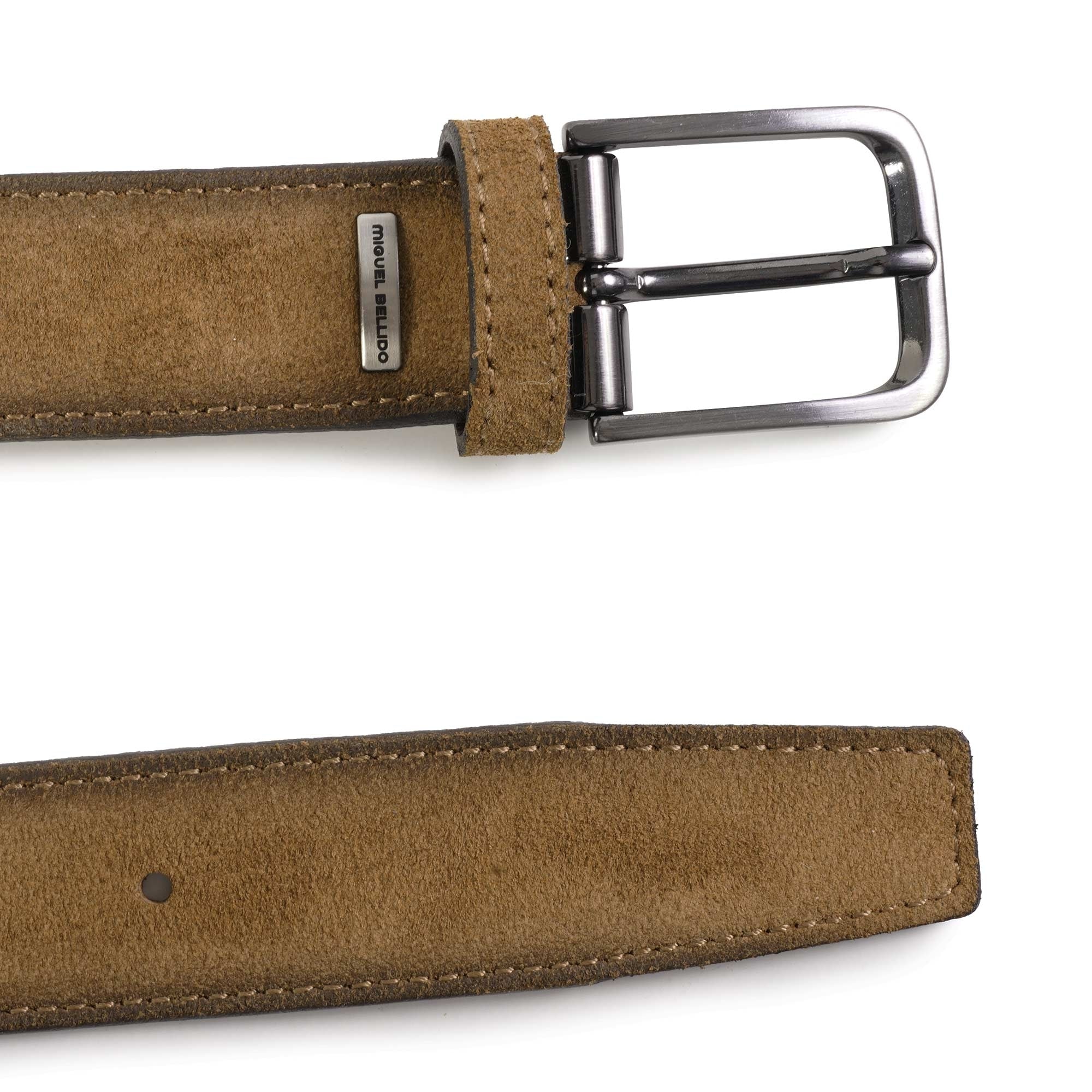 Suede Belt - Tan Brown