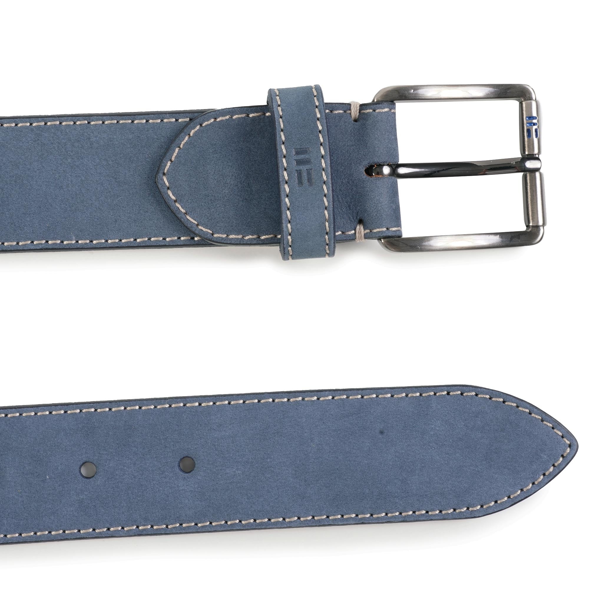 Suede Belt - Blue