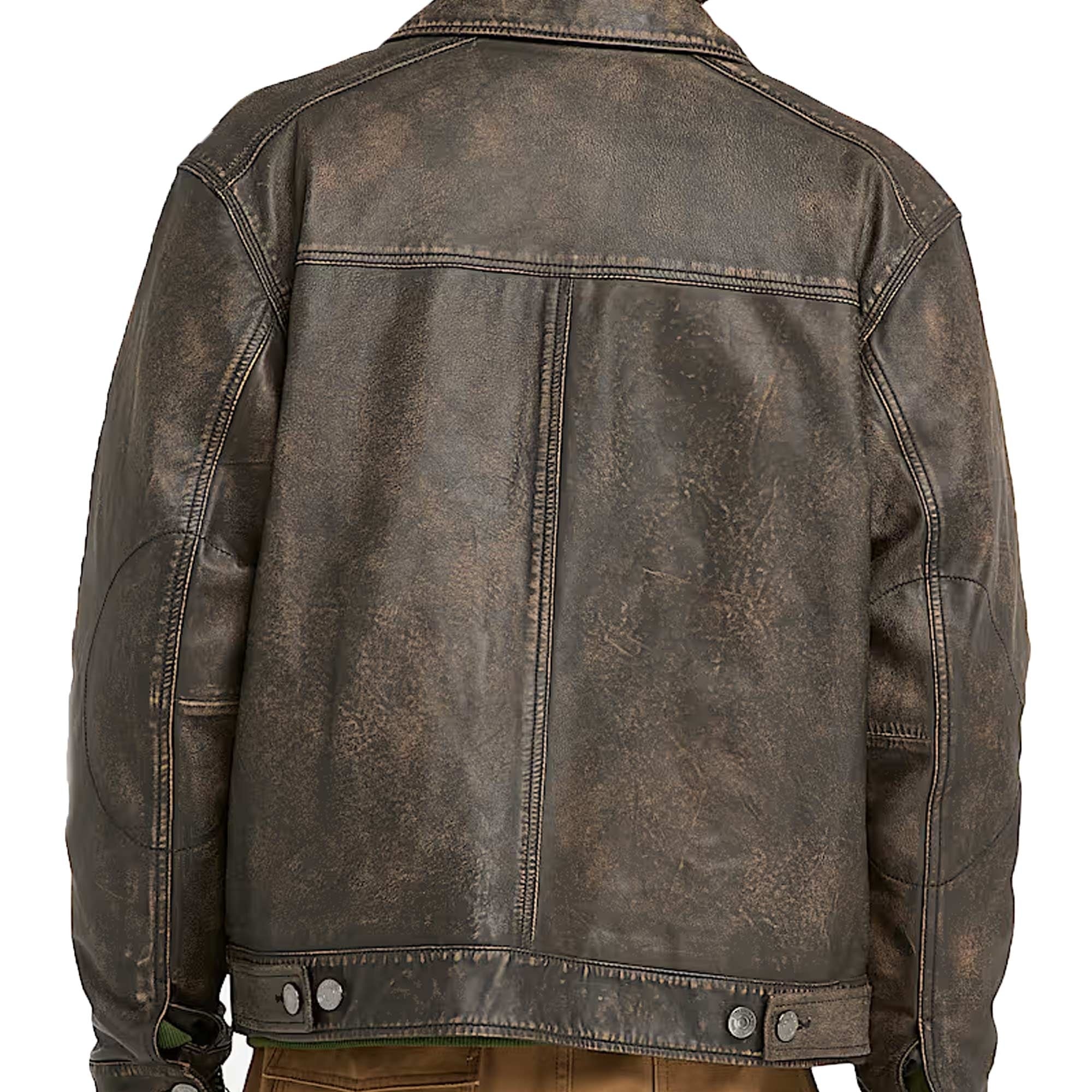 Timberland Strafford Leather Bomber Jacket - Brown – Dandy Fellow