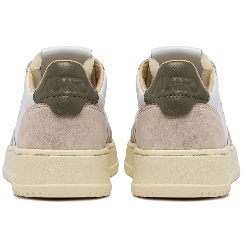 Autry Medalist Low Sneakers Leather and Suede - White and Covert
