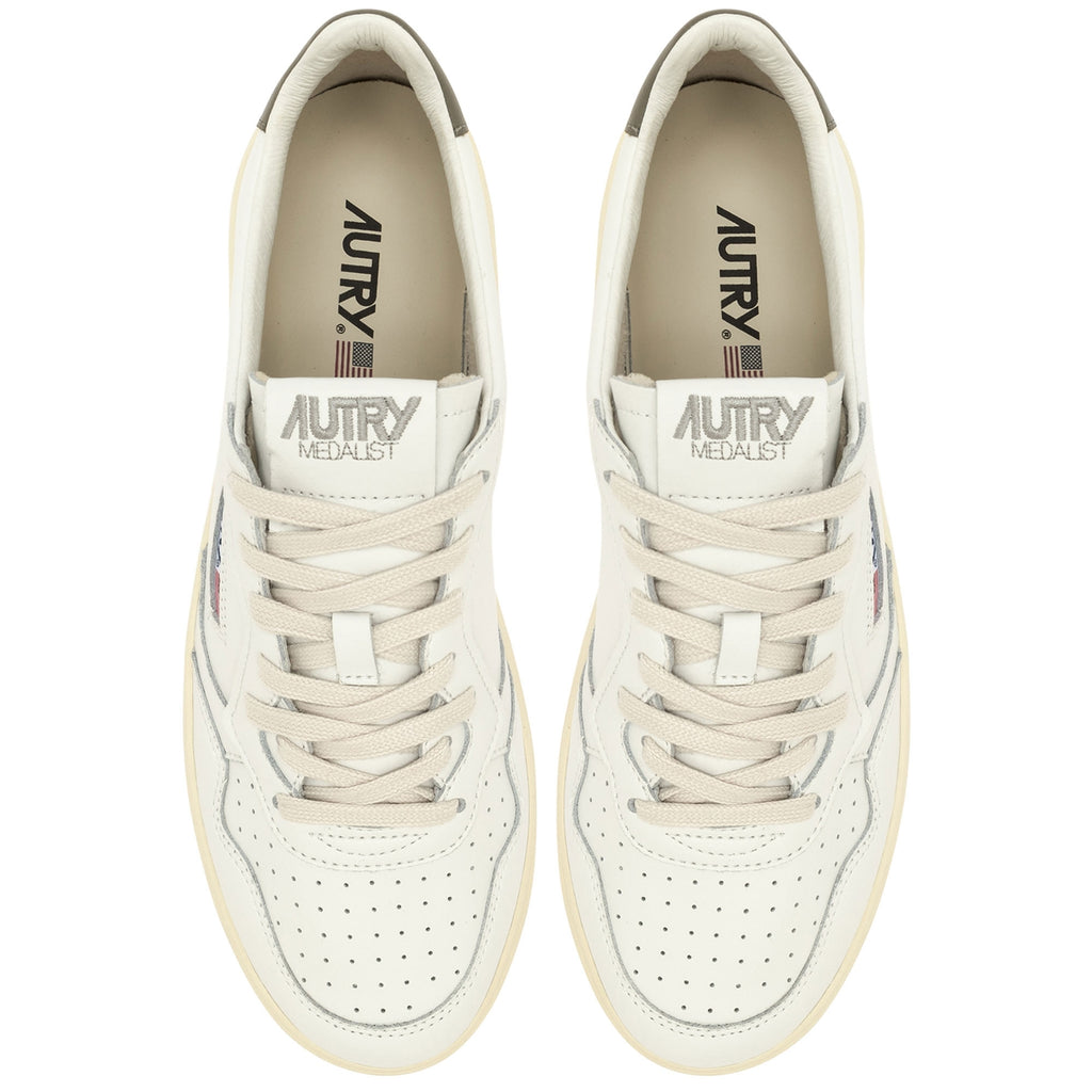 Autry Medalist Low Sneakers Leather - White and Covert