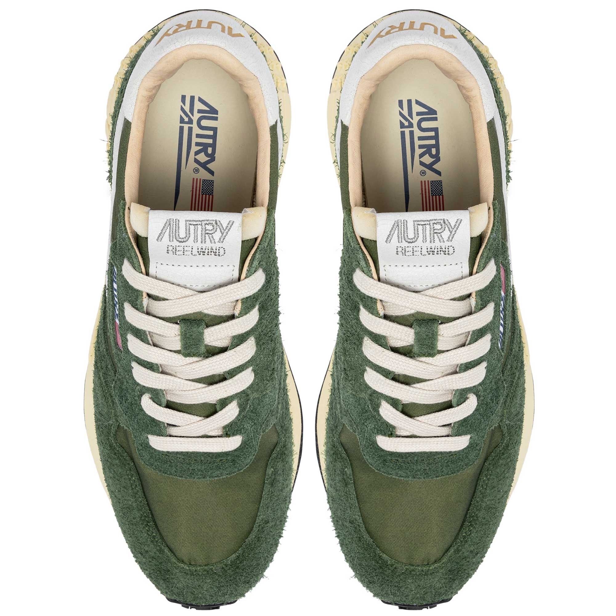 Autry Reelwind Low Sneakers Suede - Military