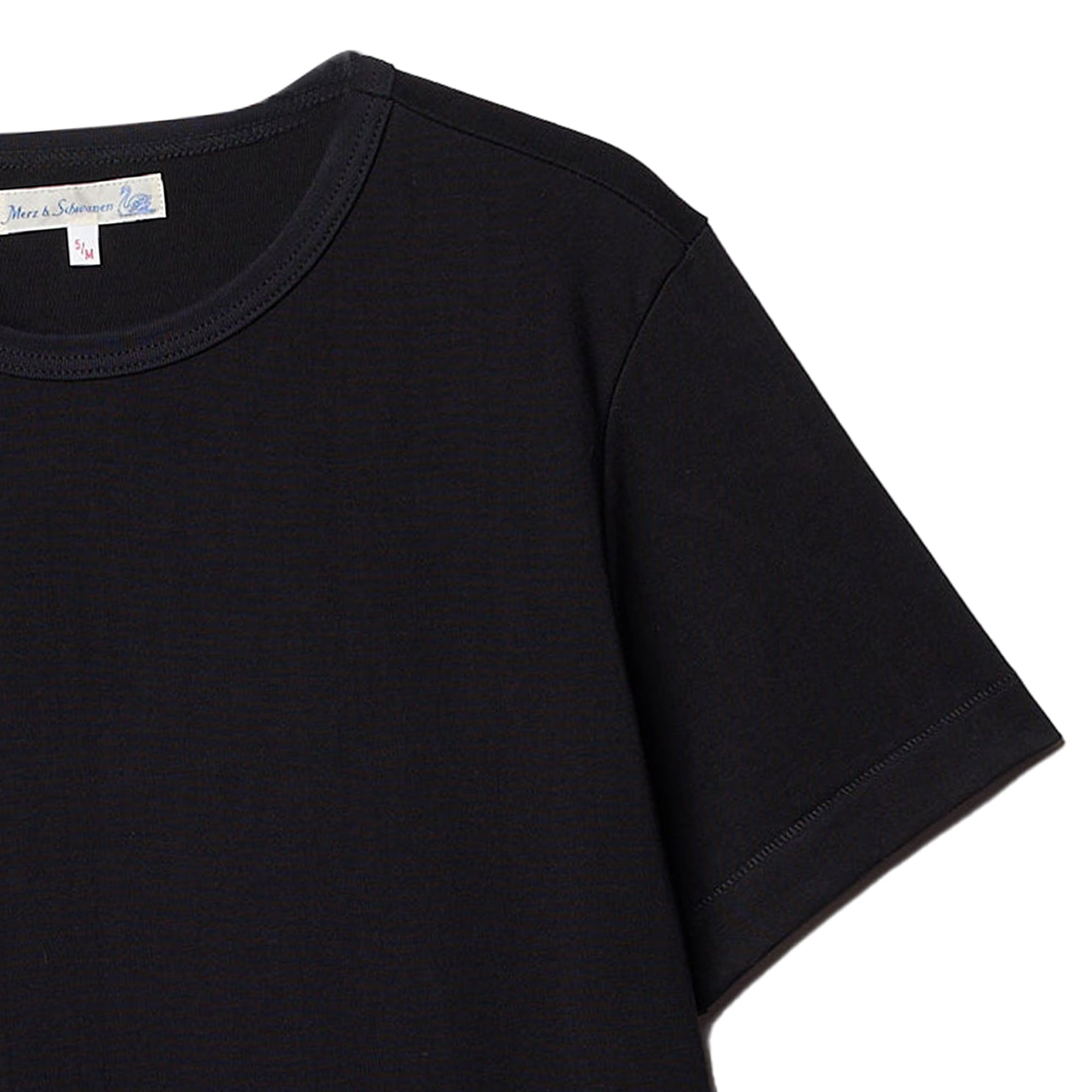 Merz b Schwanen 2M15 Sturdy Jersey T-Shirt - Black