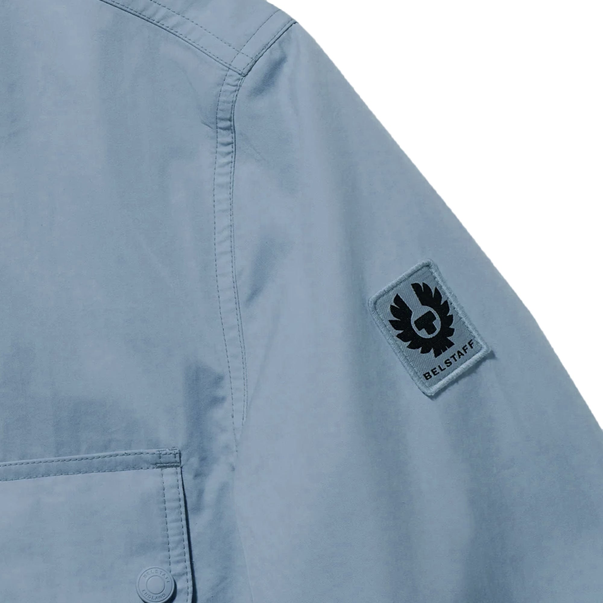 Belstaff Drome Overshirt - Blue Flint