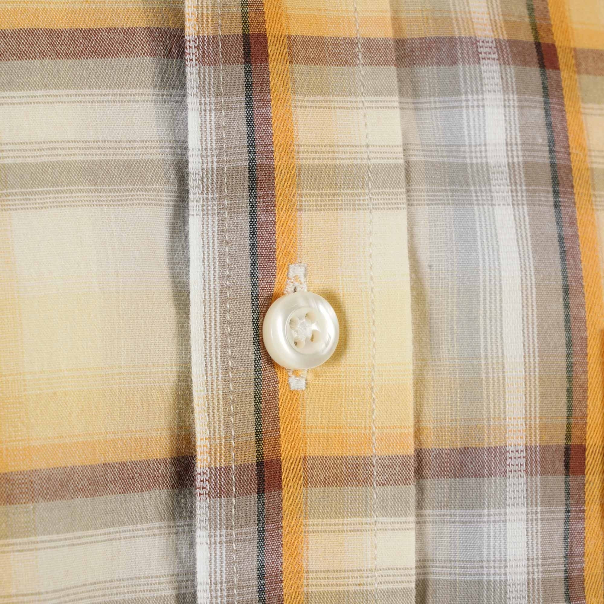 Real Hoxton Long Sleeve Shirt - Cross Hatch Plaid Check