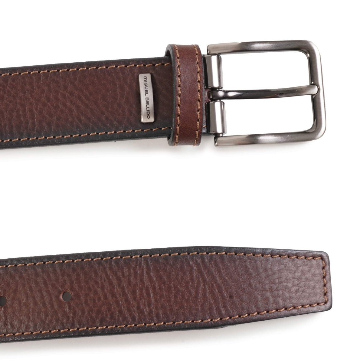 Miguel Bellido Belts Leather Belt - Dark Brown