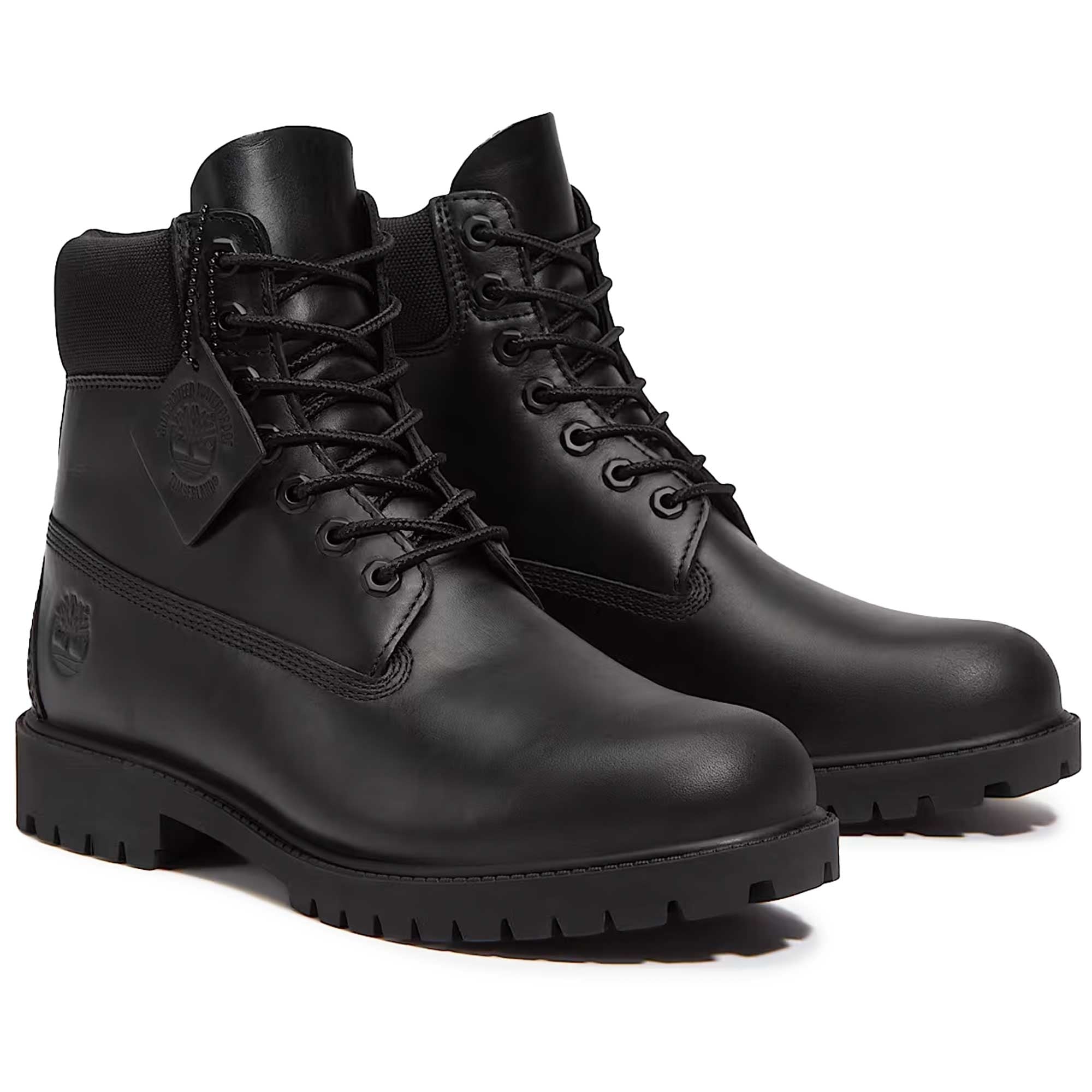 Timberland Heritage 6-Inch Waterproof Boots - Black