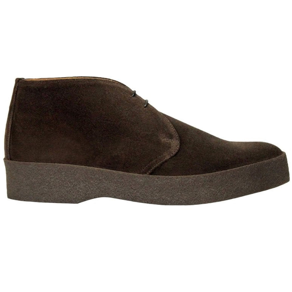 Suede Chukka Hi Top Boot - Chocolate