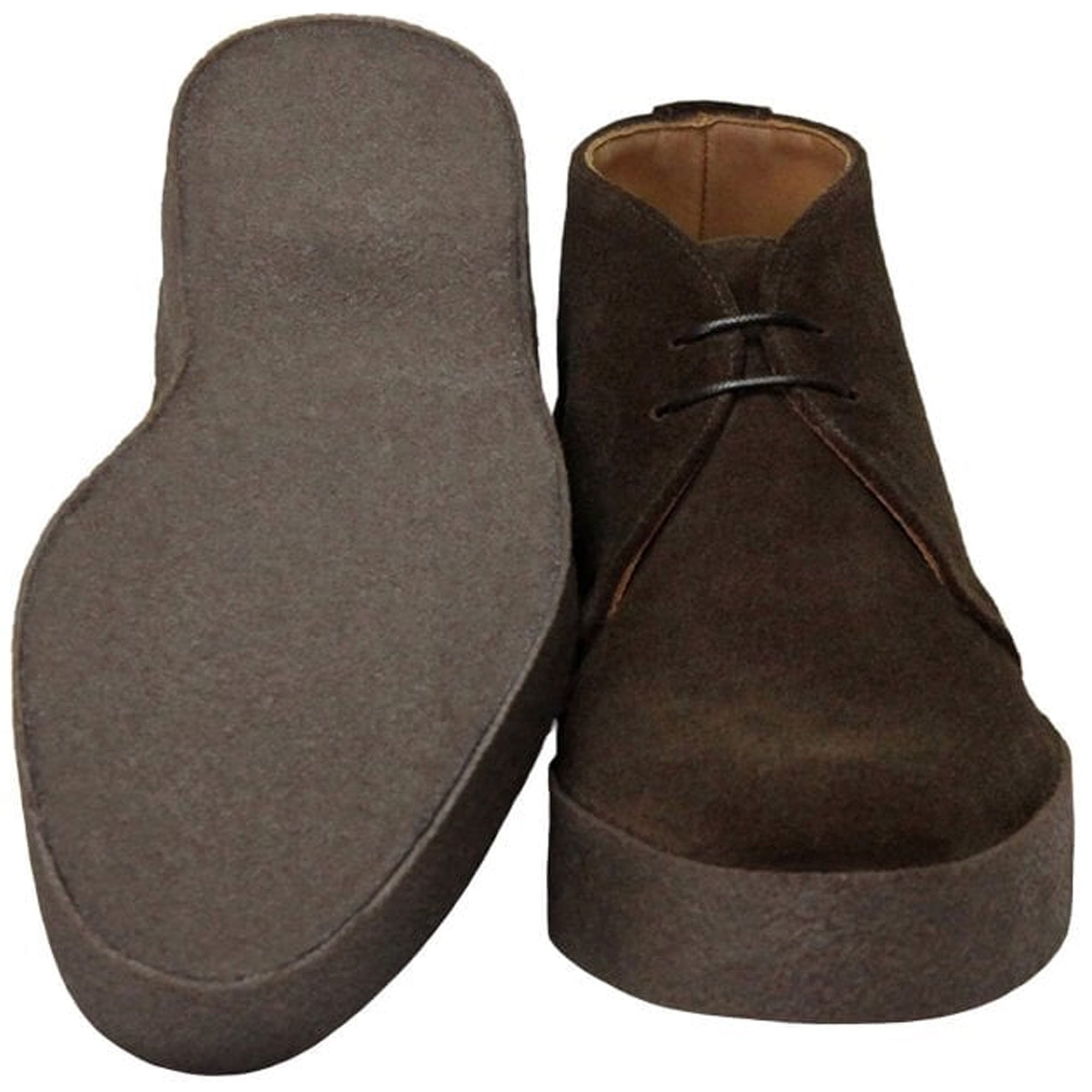 Suede Chukka Hi Top Boot - Chocolate