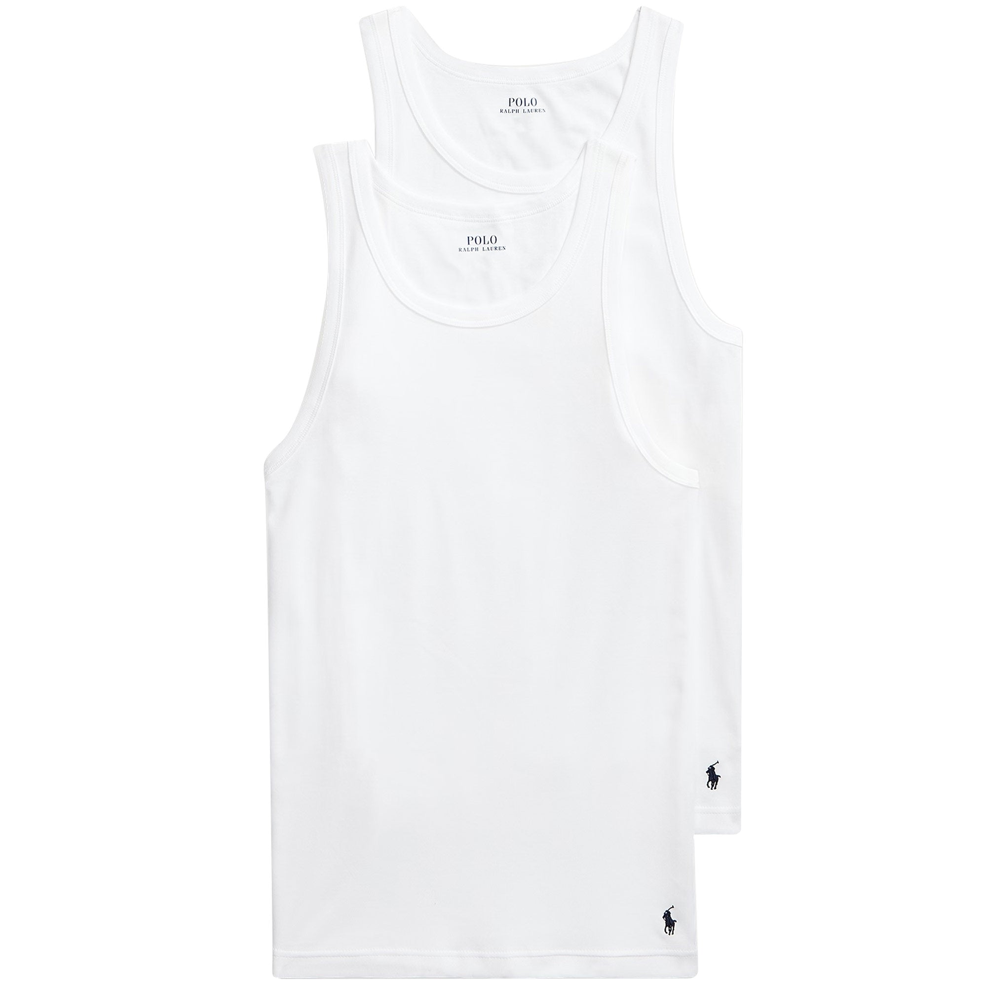 Polo Ralph Lauren Classic Tank Undershirt 2-Pack - White