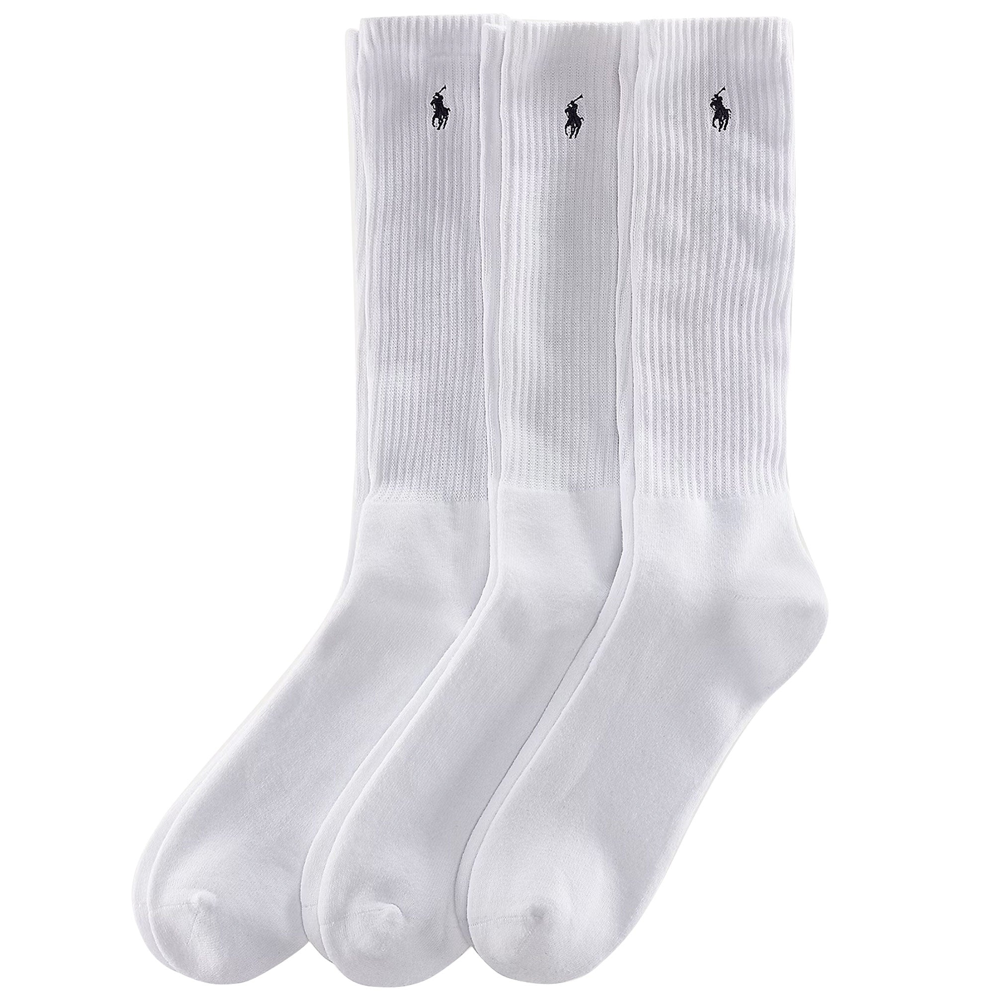 Crew Sock 3-Pack - White