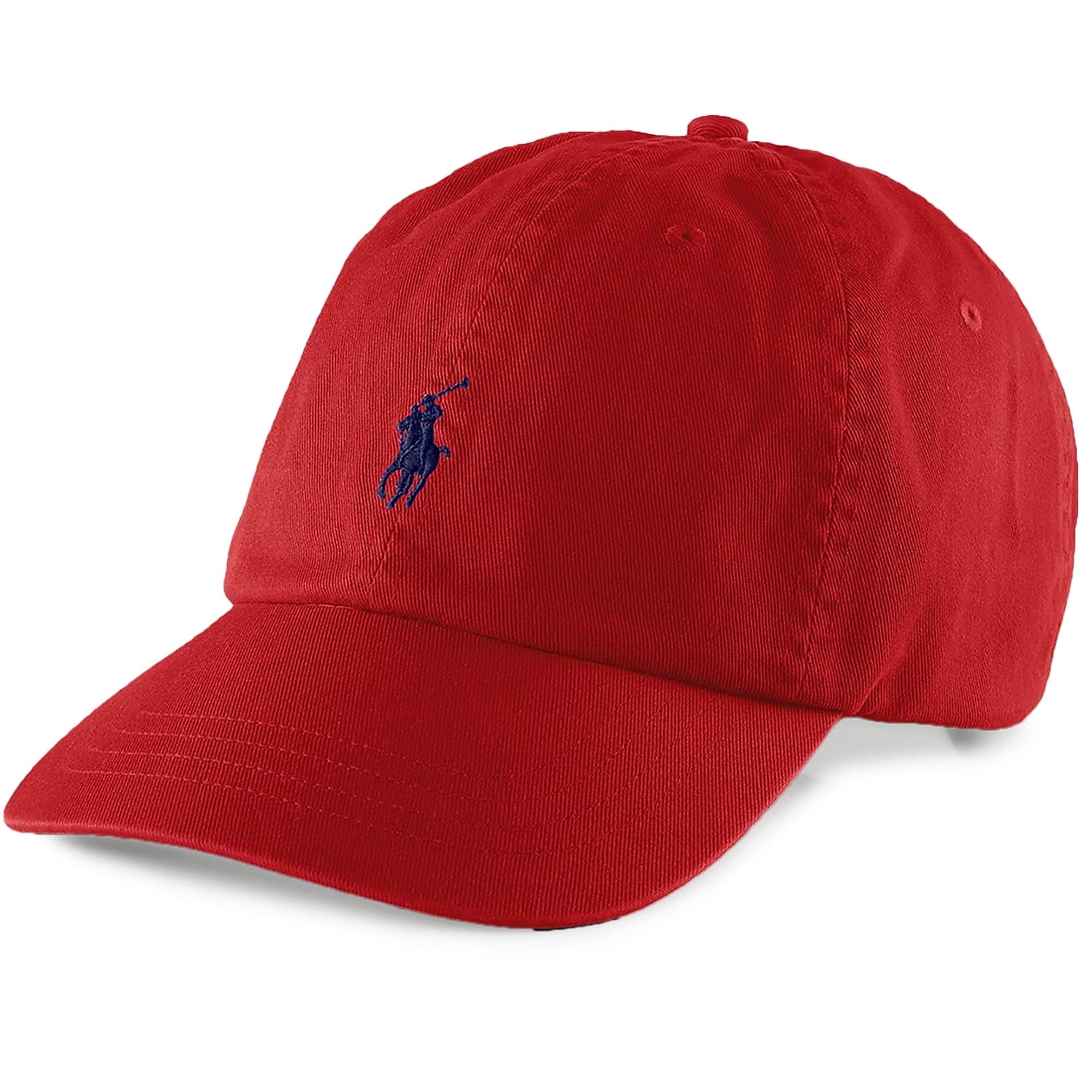 Polo Ralph Lauren Cotton Chino Baseball Cap - Red