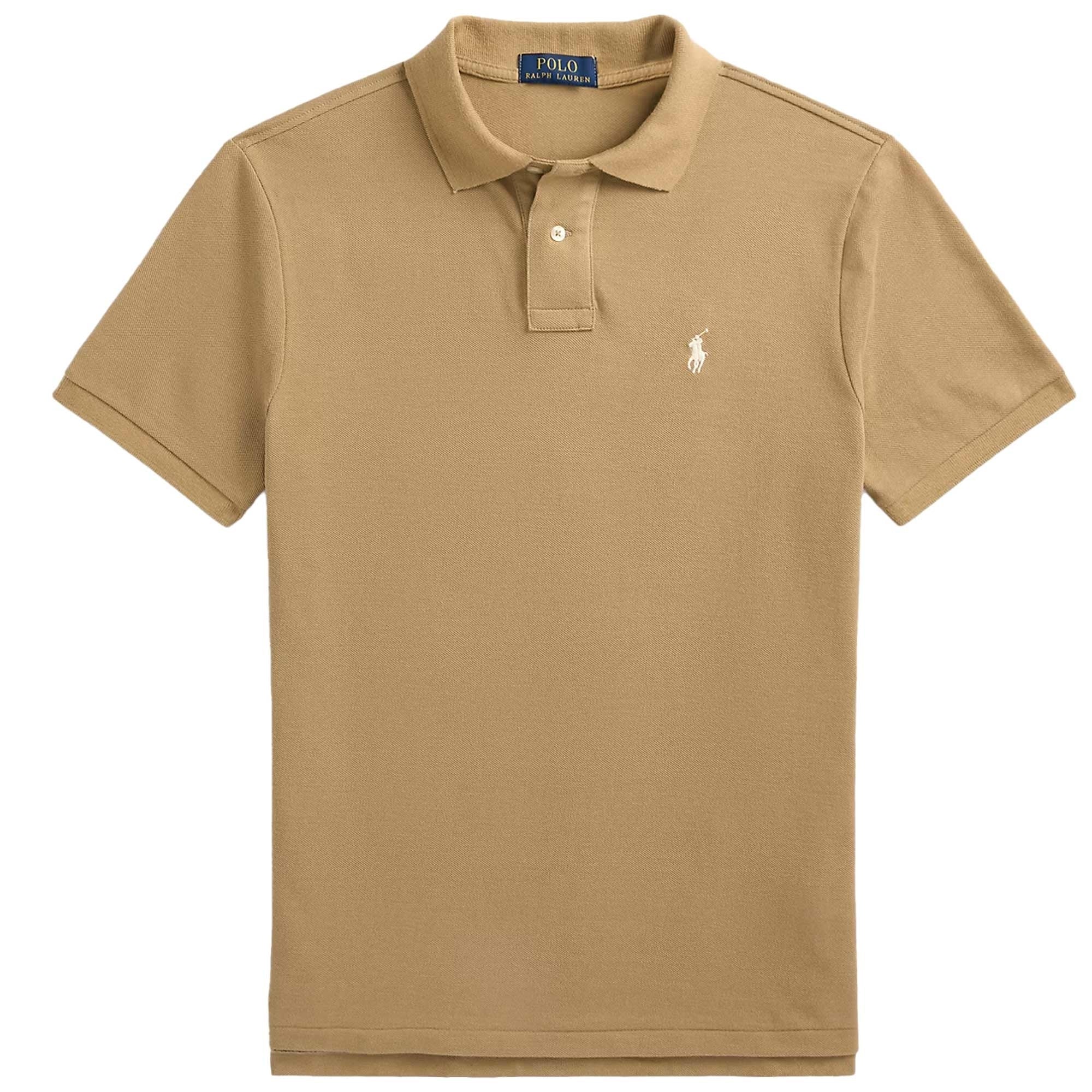 Polo Ralph Lauren The Iconic Mesh Polo Shirt - Tan