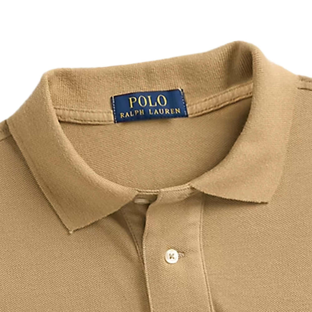 Polo Ralph Lauren The Iconic Mesh Polo Shirt - Tan