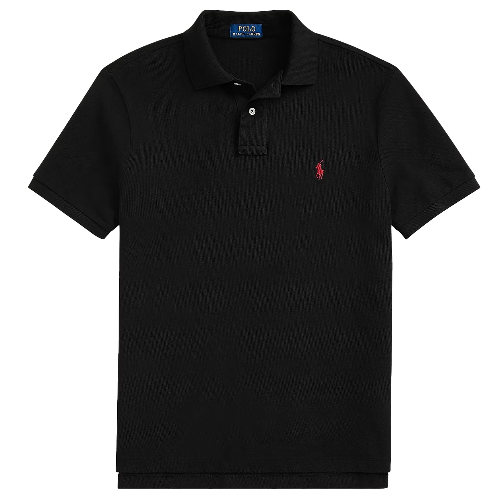 The Iconic Mesh Polo Shirt - Black