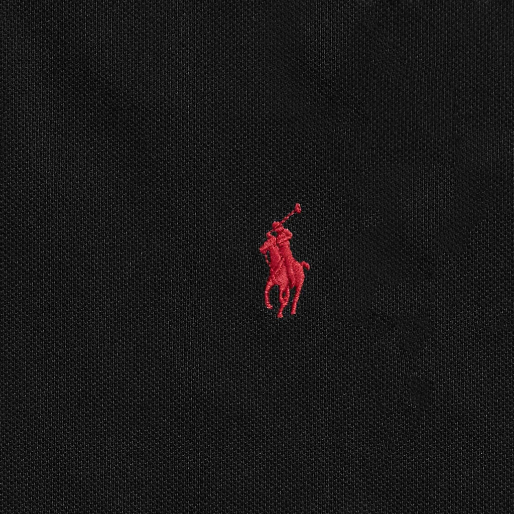 The Iconic Mesh Polo Shirt - Black