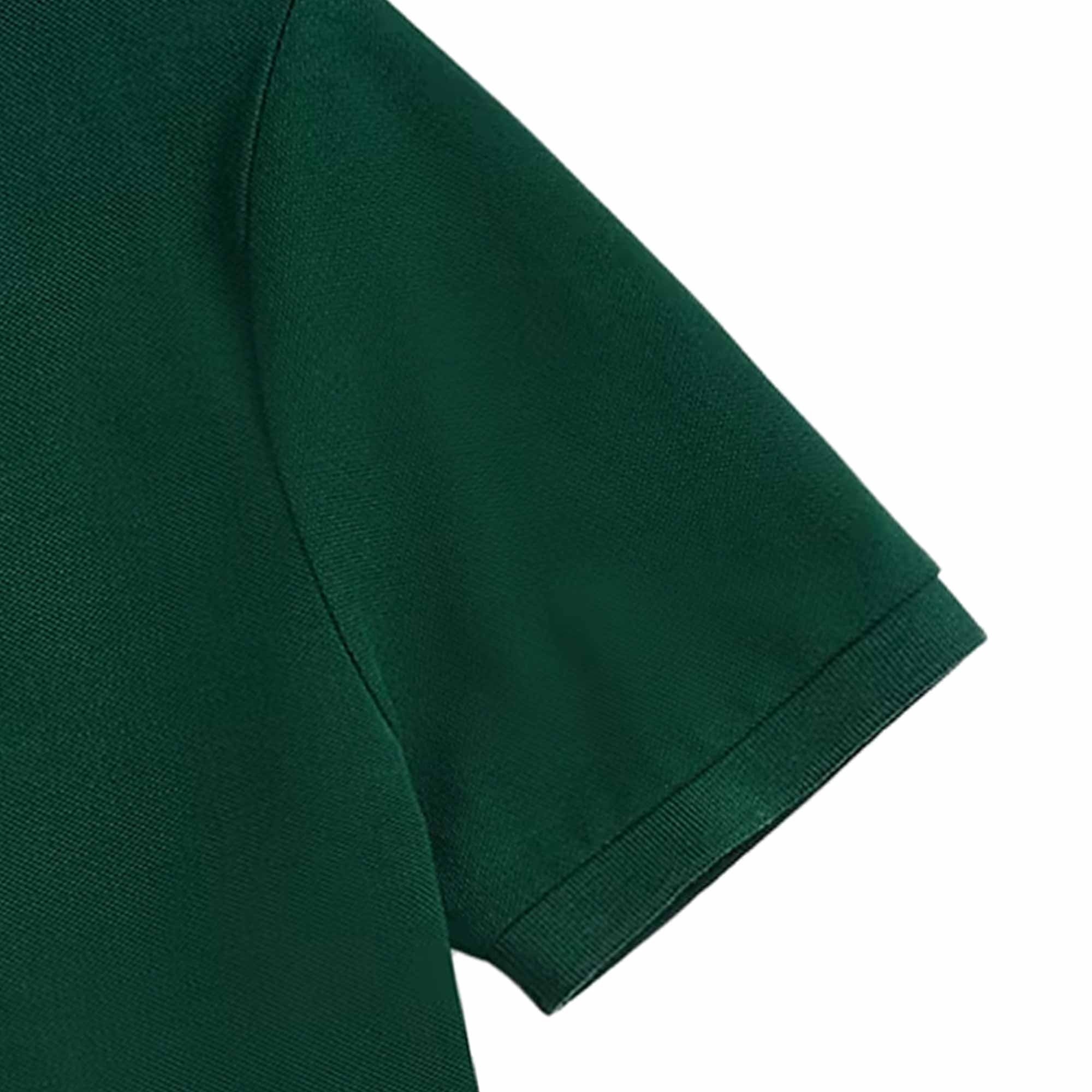 Custom Slim Fit Mesh Polo - College Green