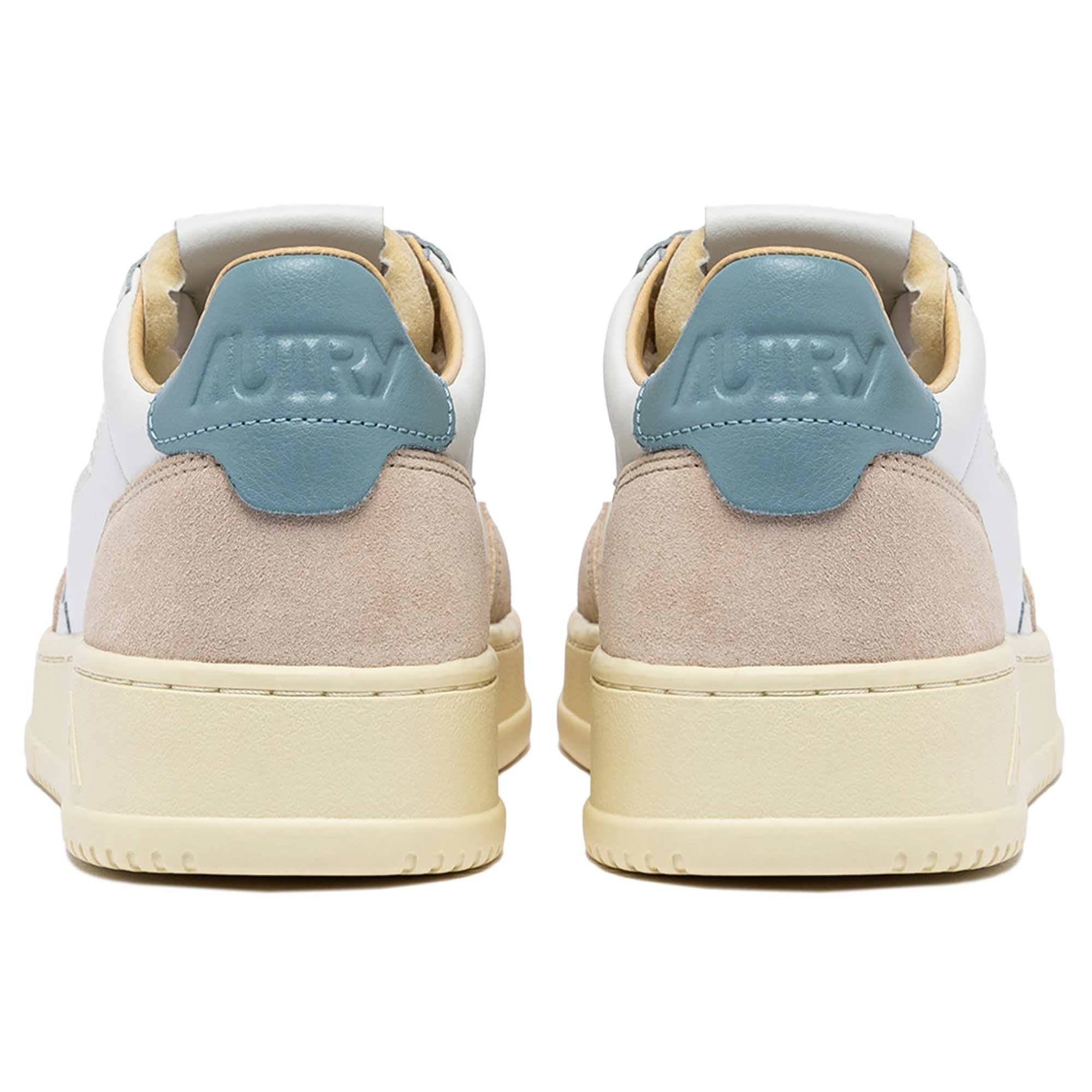 Autry Medalist Low Sneaker - White and Blue
