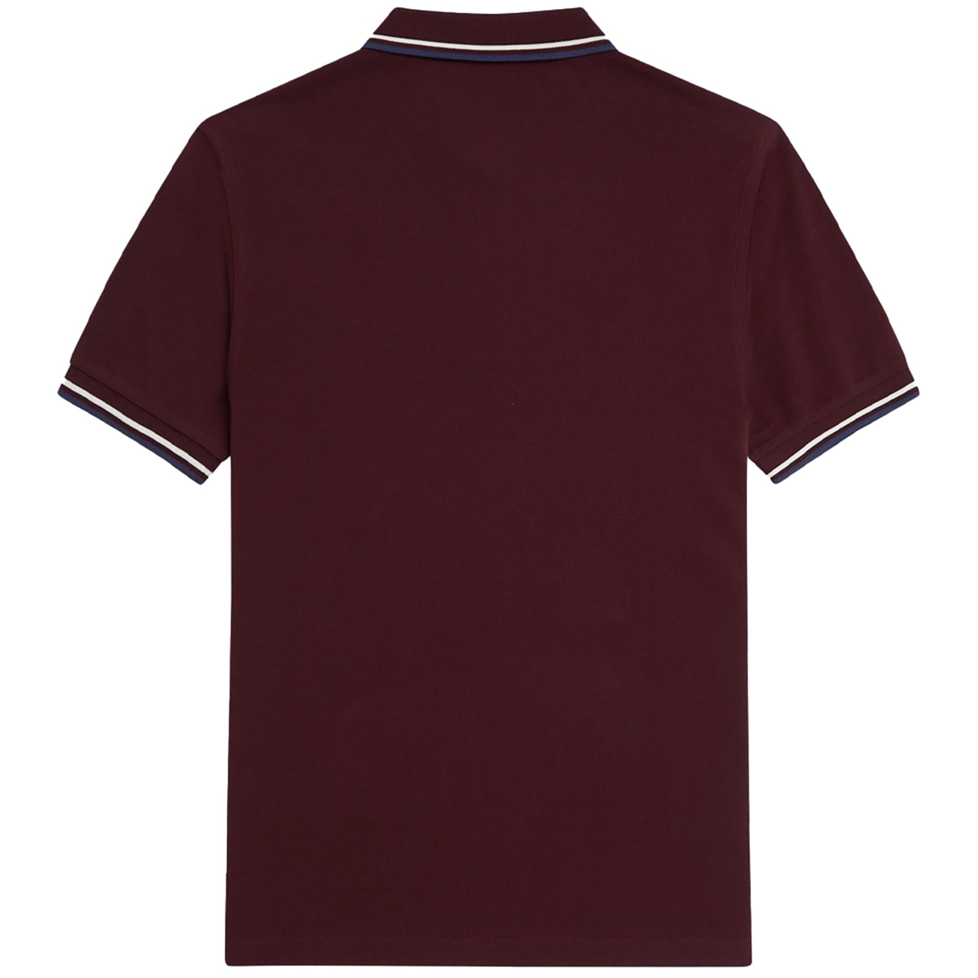 Fred Perry M3600 Twin Tipped Polo Shirt - Oxblood