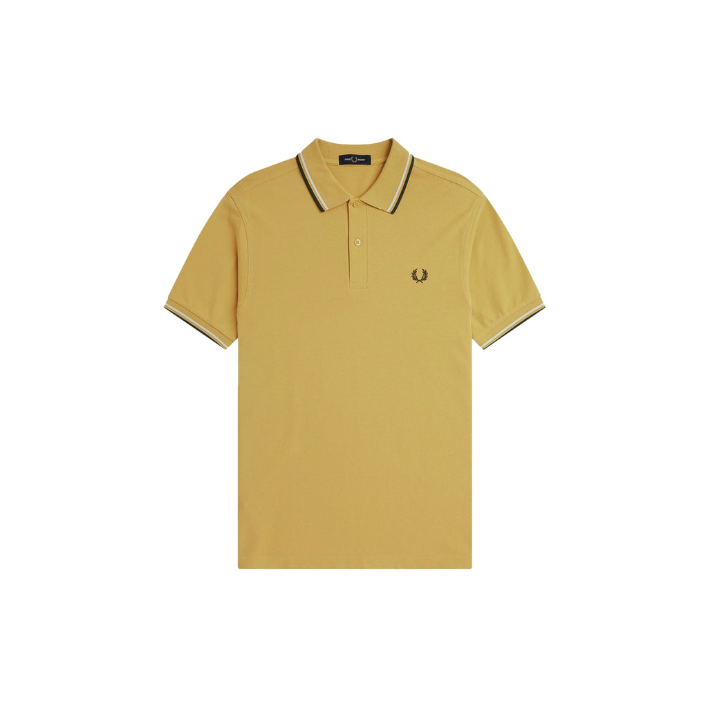 Fred Perry M3600 Twin Tipped Polo Shirt - Honeycomb