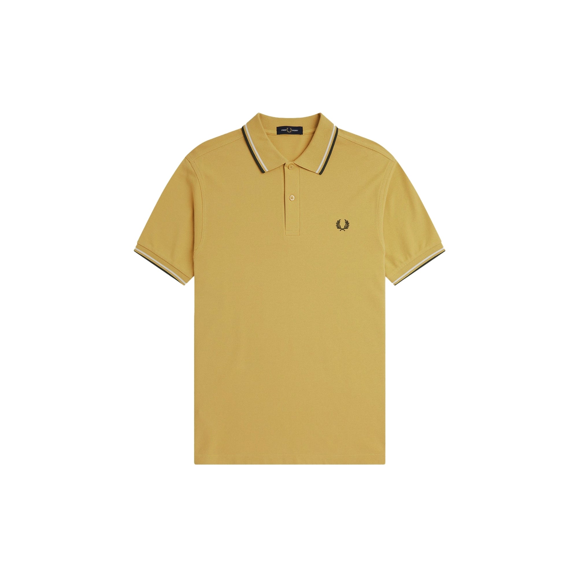 Fred Perry M3600 Twin Tipped Polo Shirt - Honeycomb