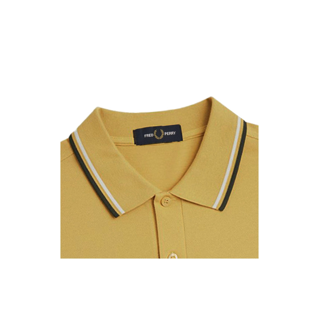 Fred Perry M3600 Twin Tipped Polo Shirt - Honeycomb