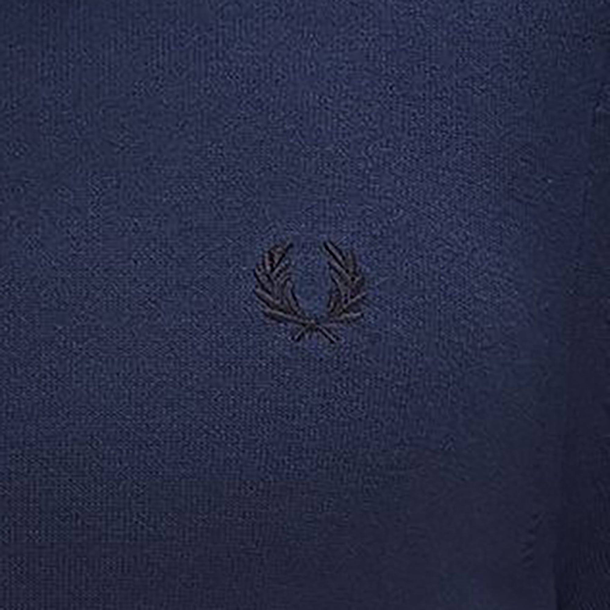 Fred Perry Knitted Cotton Shirt - Tennis Blue