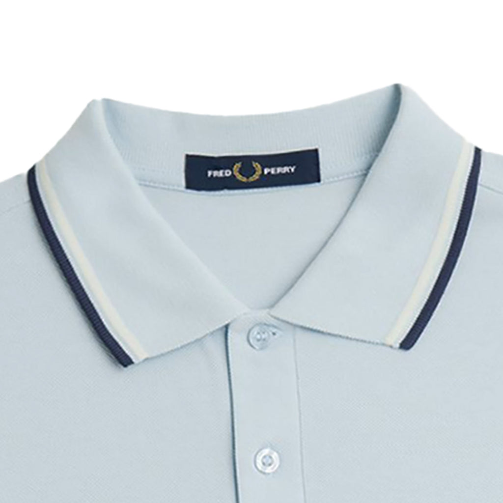 Fred Perry M3600 Twin Tipped Polo Shirt - Blue
