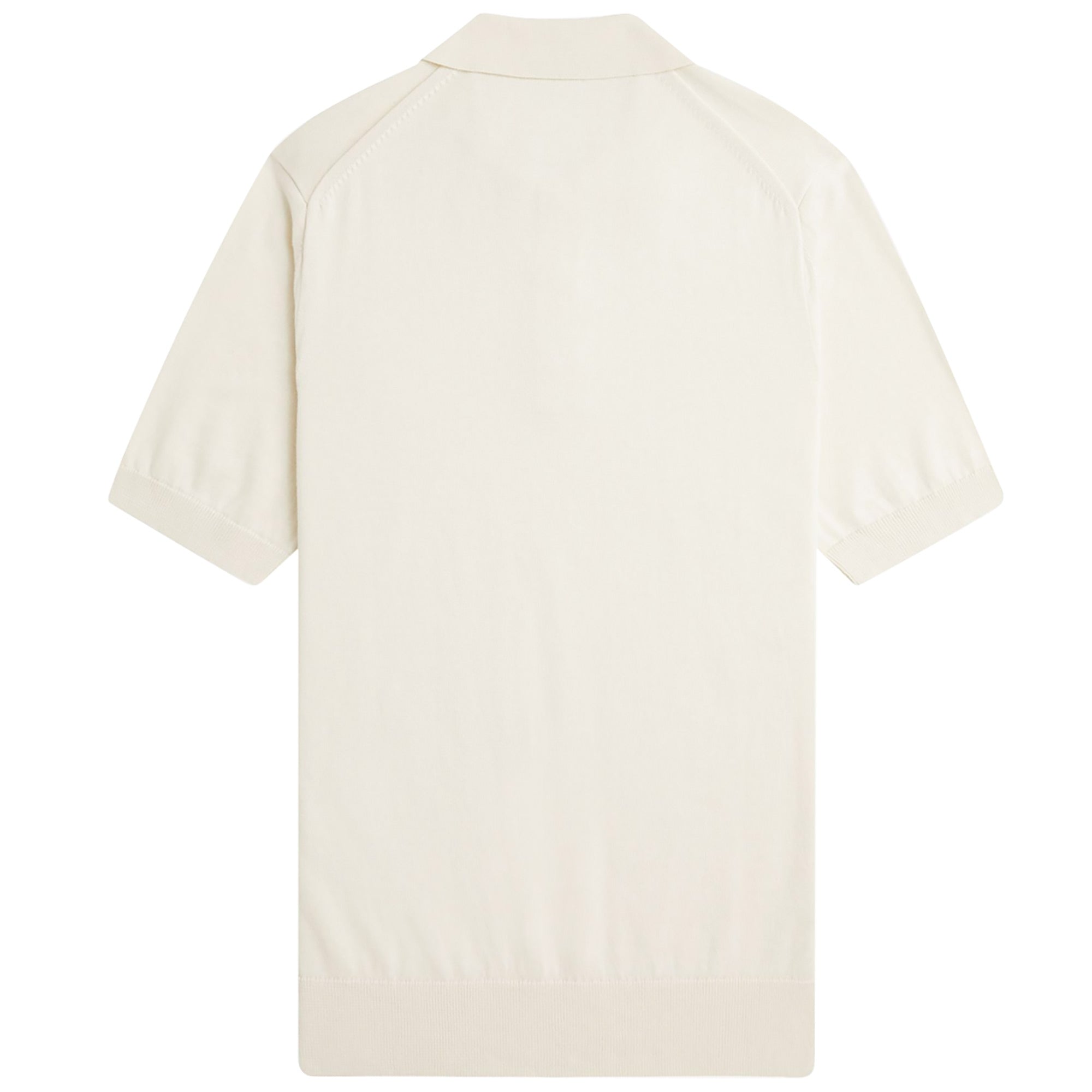 Knitted Cotton Shirt - Ecru