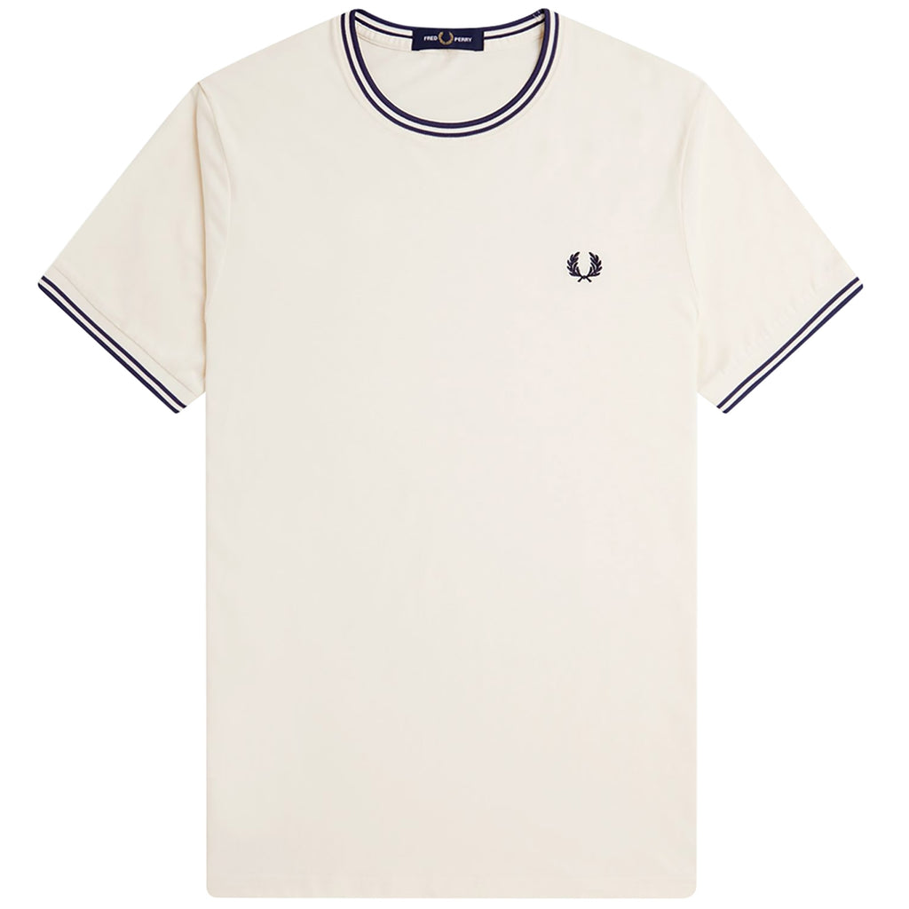Fred Perry Twin Tipped T-Shirt - Ecru