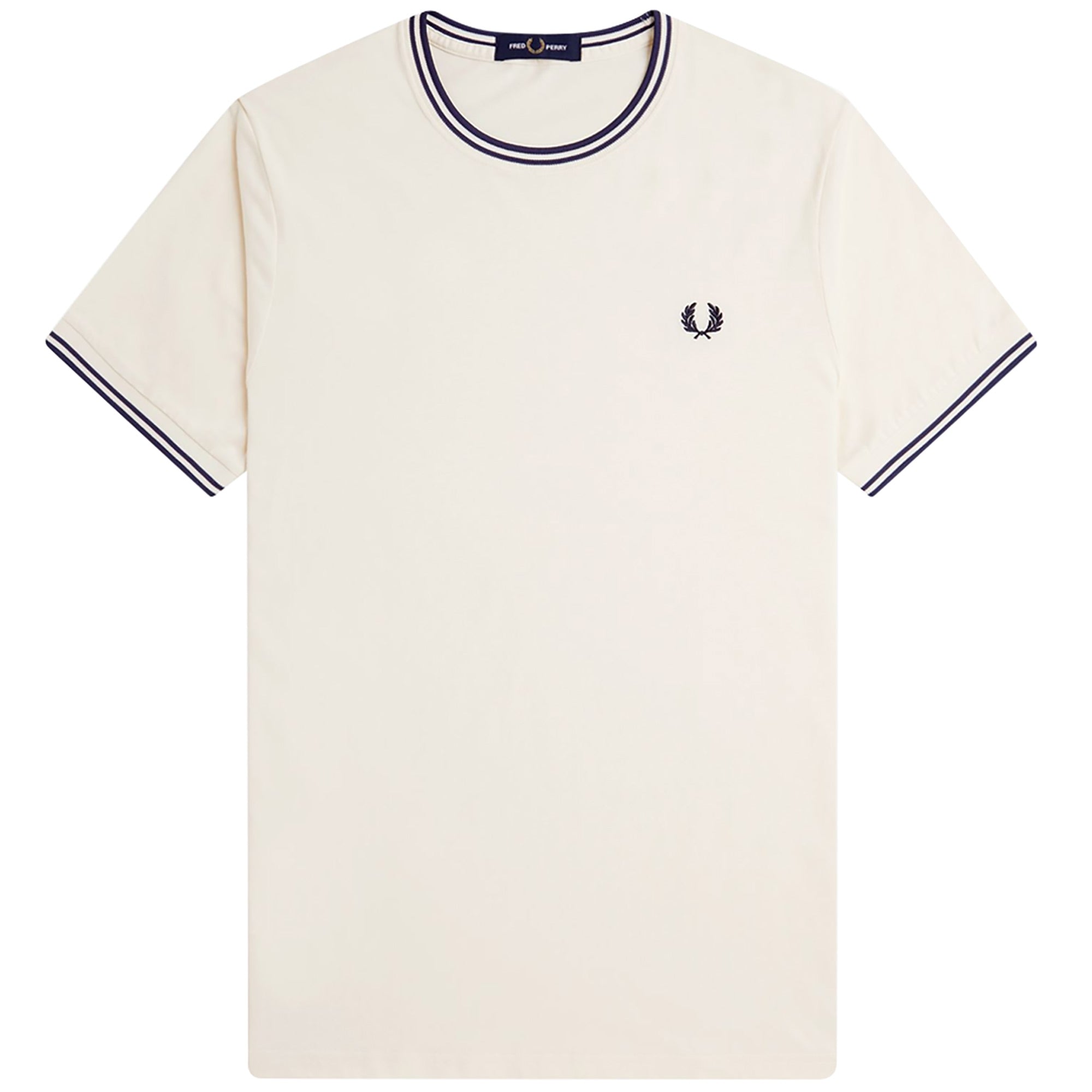 Fred Perry Twin Tipped T-Shirt - Ecru