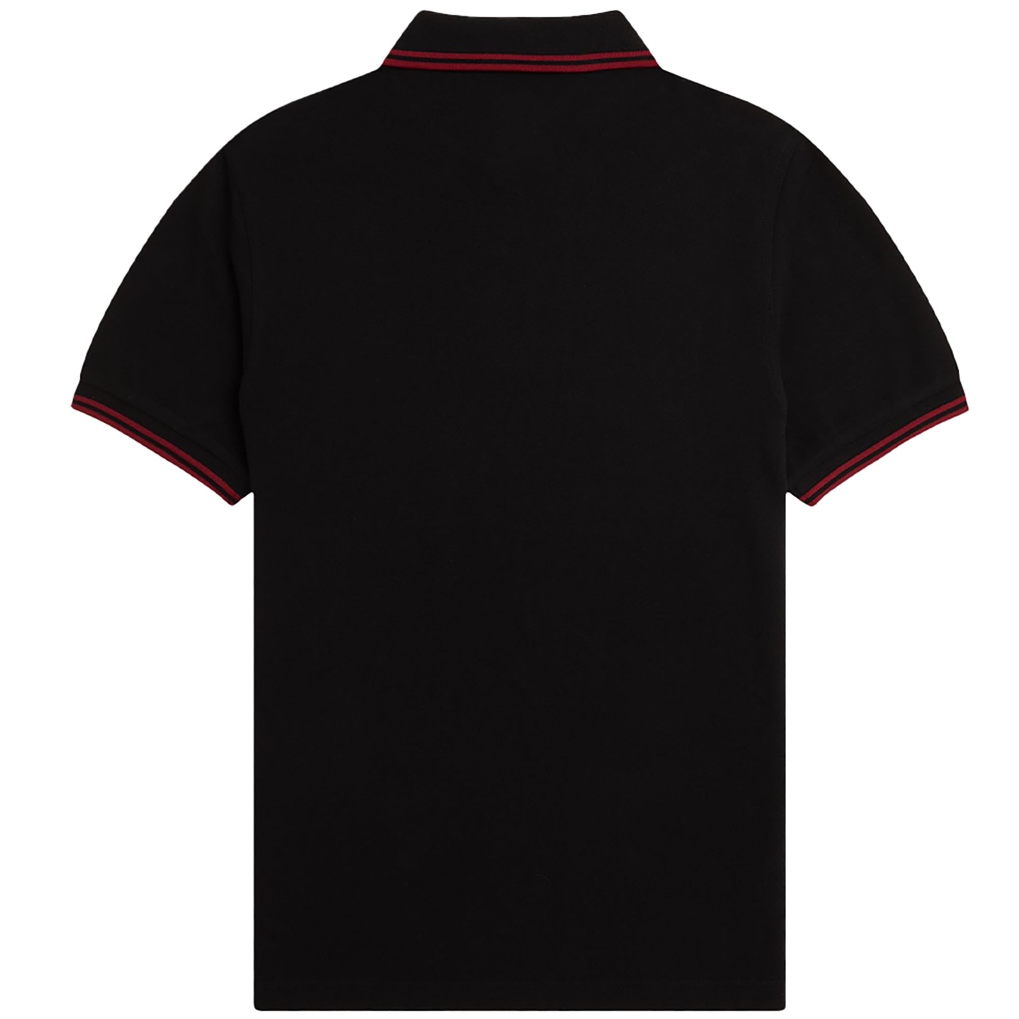 Fred Perry M3600 Twin Tipped Polo Shirt - Black