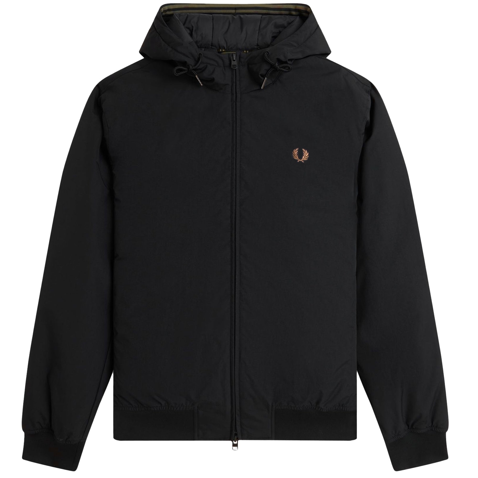 Fred Perry Hooded Brentham Jacket - Black