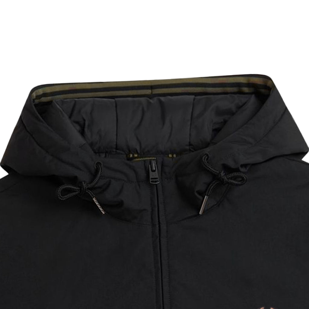 Fred Perry Hooded Brentham Jacket - Black