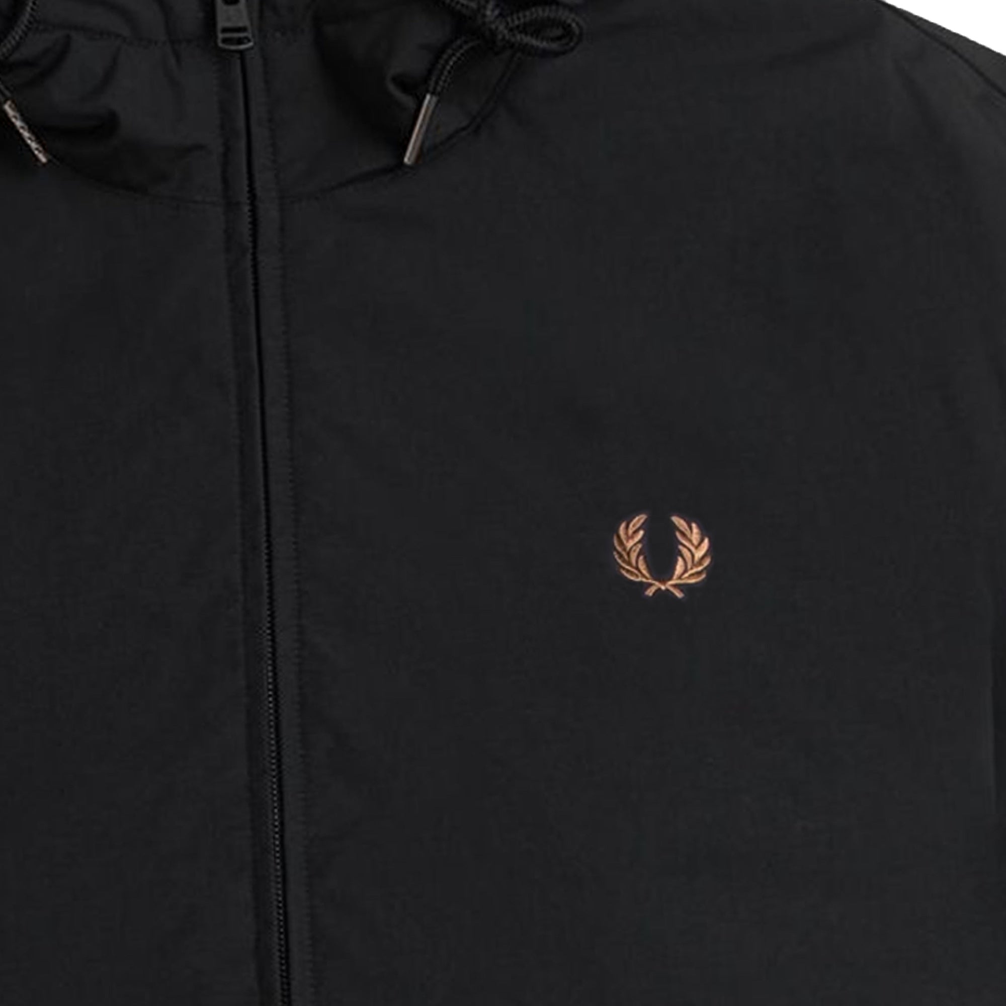 Fred Perry Hooded Brentham Jacket - Black