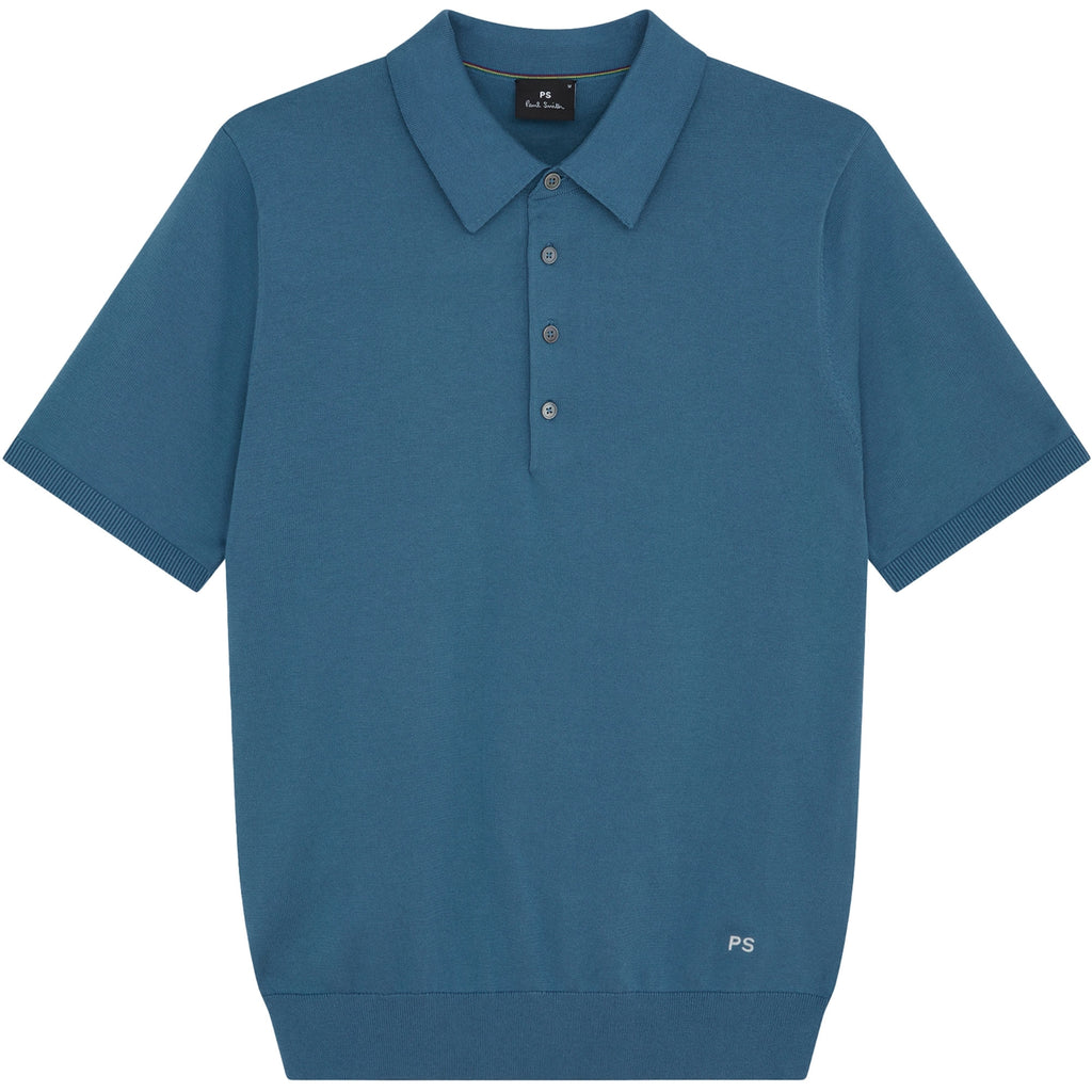 Paul Smith Short Sleeve Polo Shirt - Blue