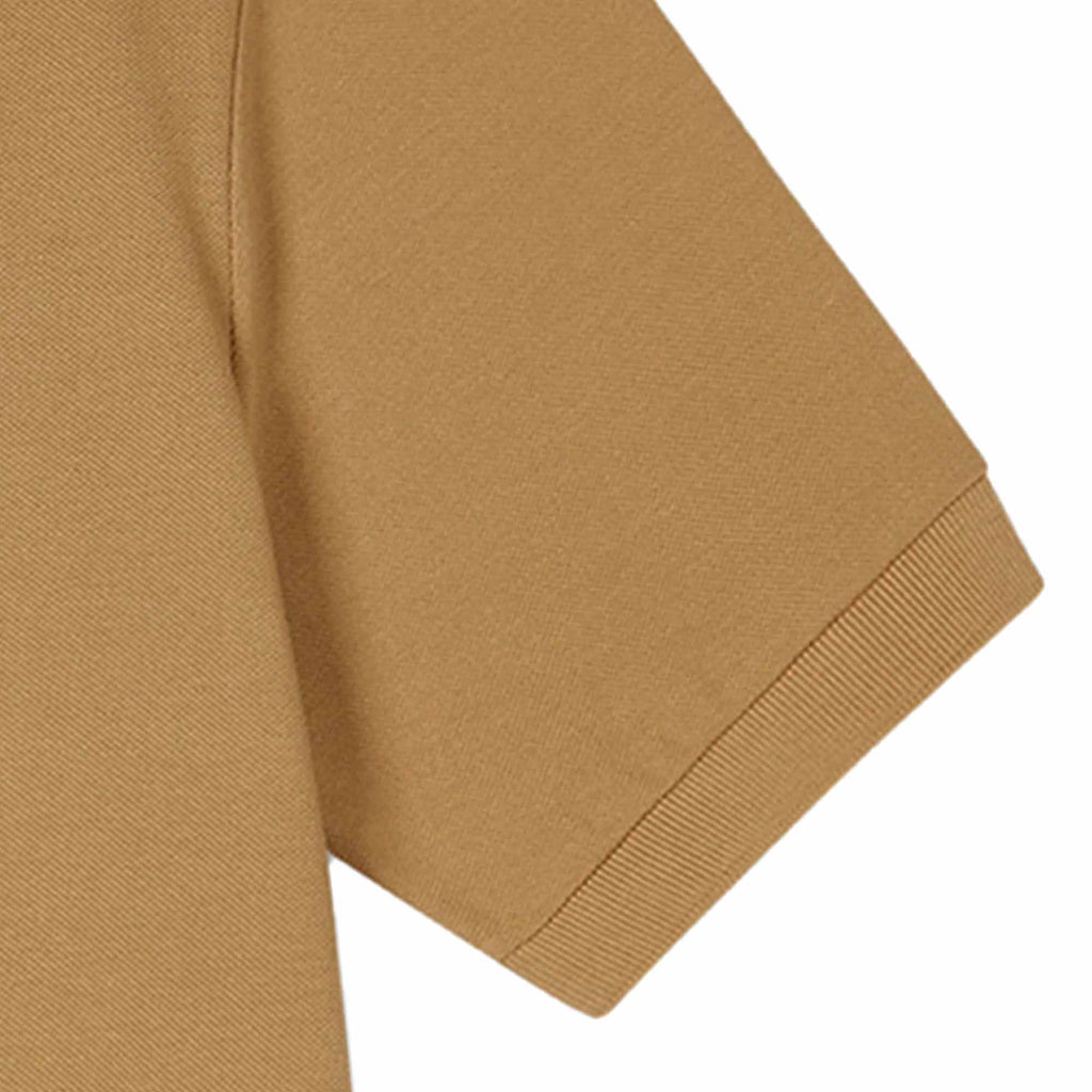 Paul Smith Organic Cotton Zebra Polo Shirt - Toffee Brown
