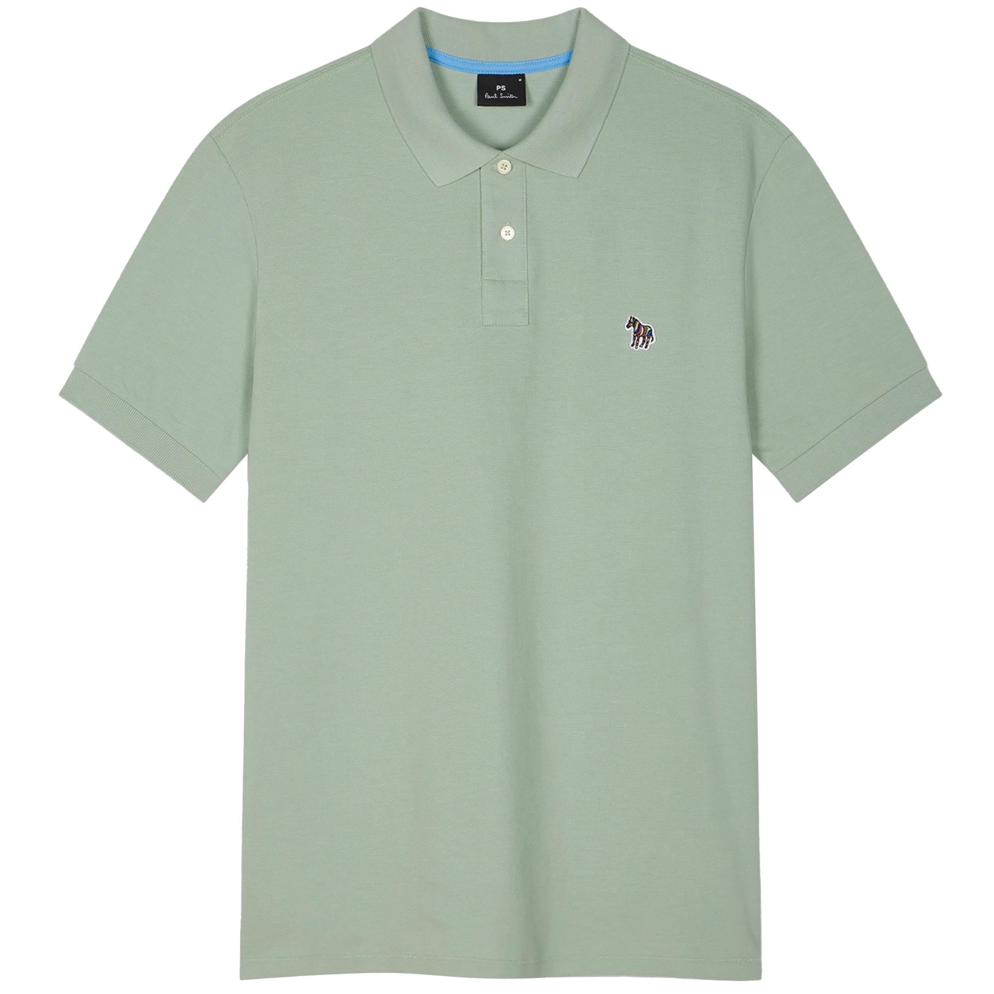 Paul Smith Organic Cotton Zebra Polo Shirt - Pastel Green